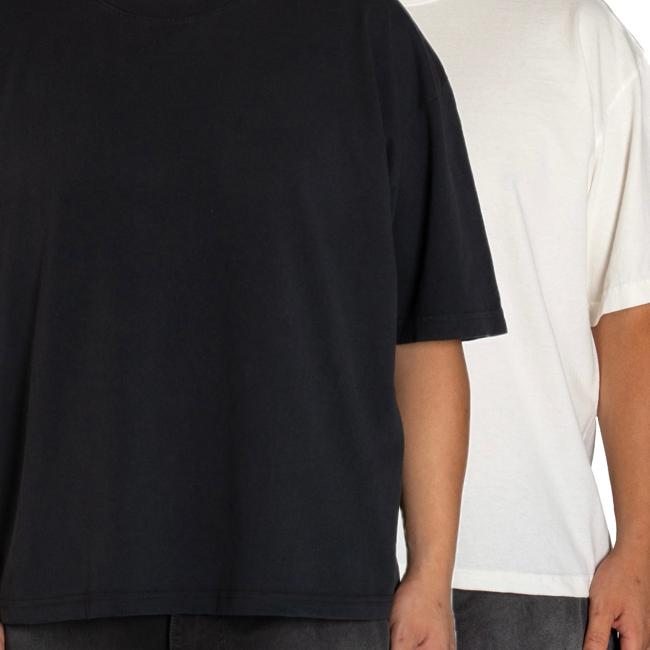 2 PACK MINTCREW VINTAGE BLANK TEES