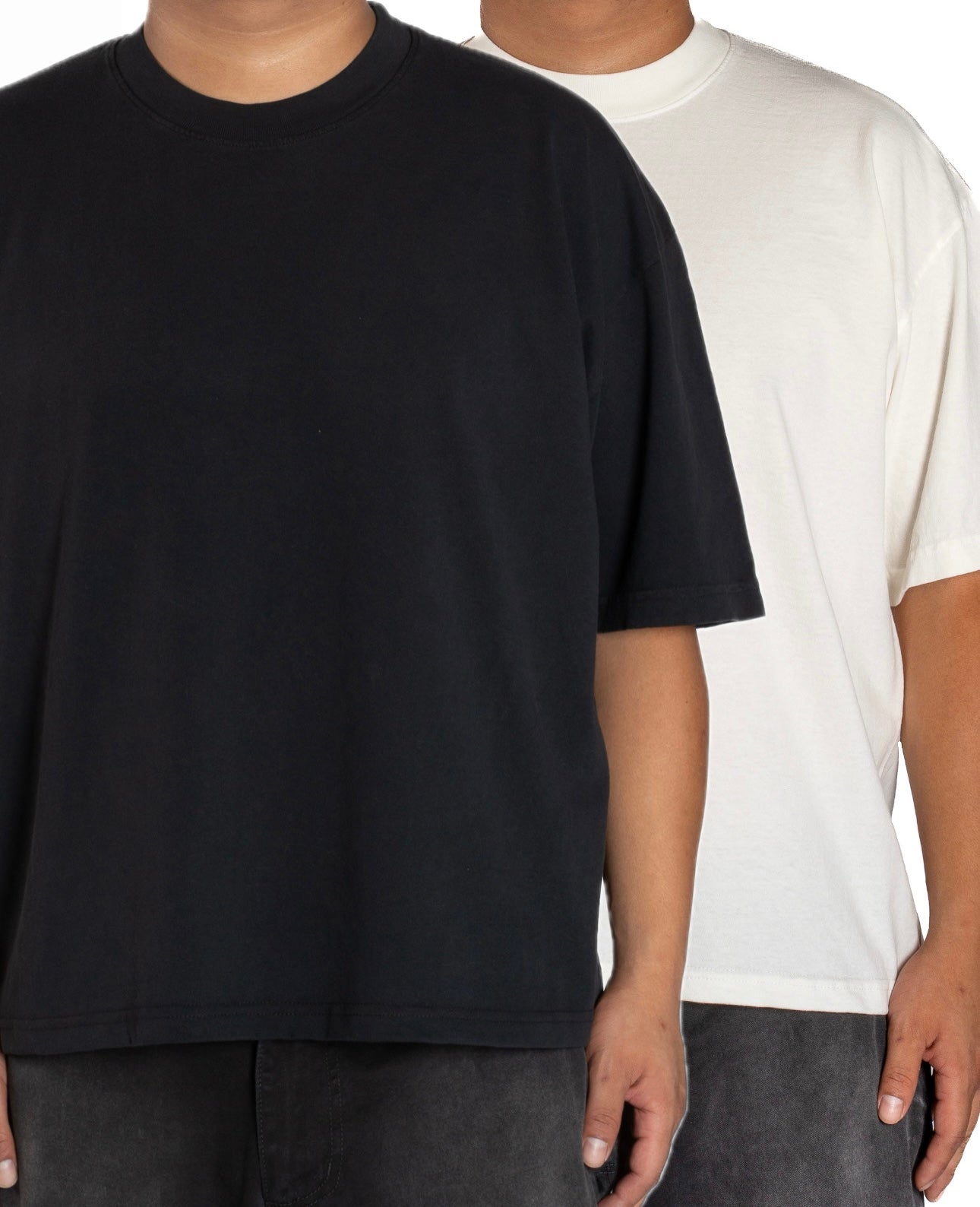 2 PACK MINTCREW VINTAGE BLANK TEES