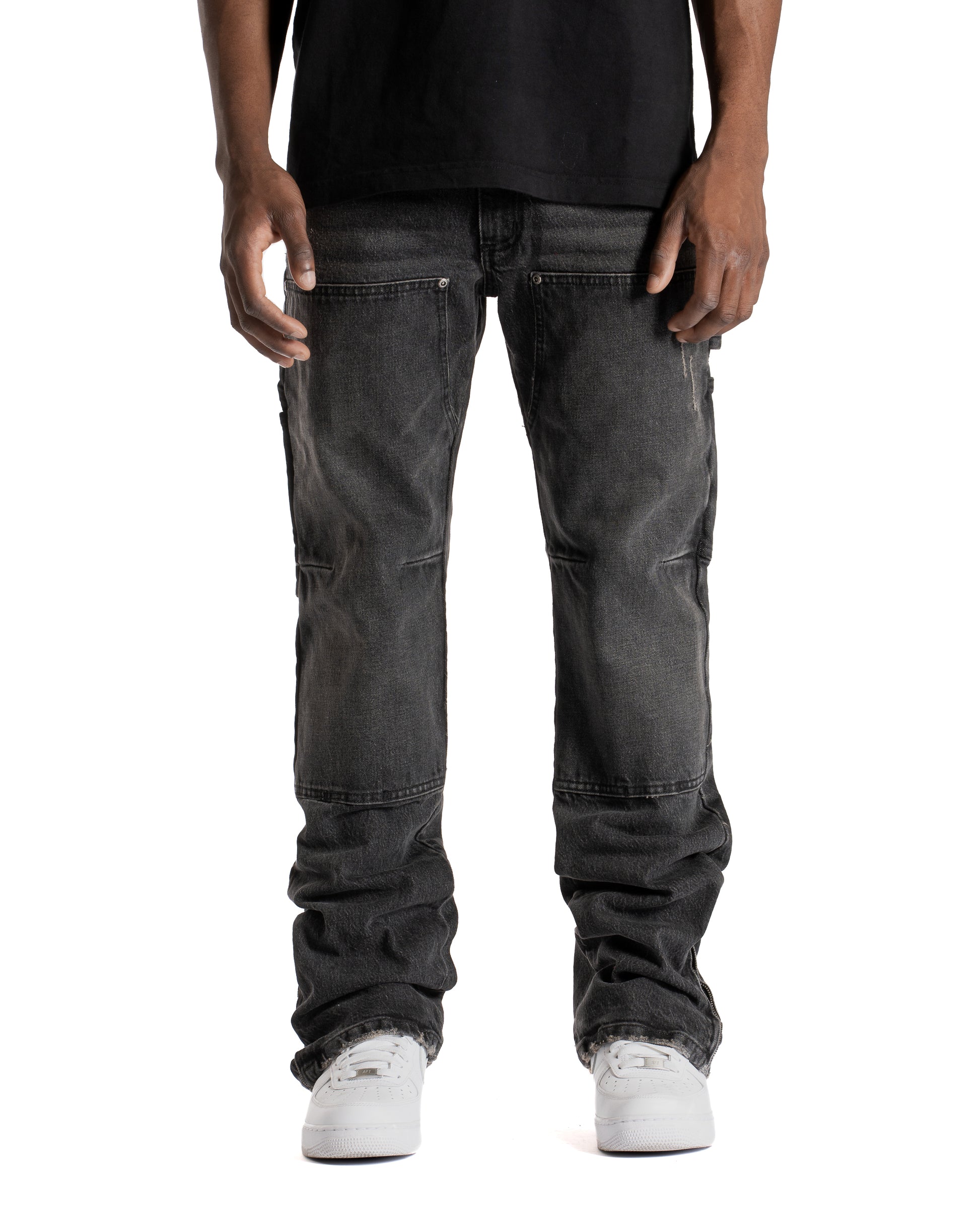 BLACK WASH CARPENTER DENIM PANT