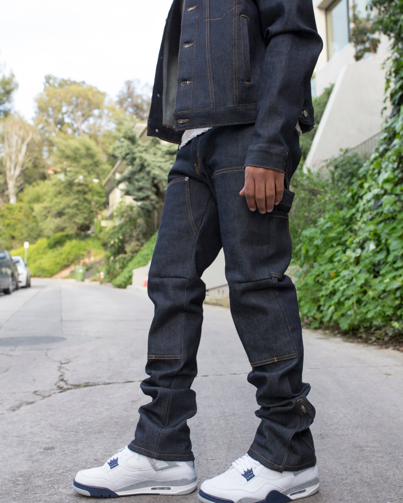 MINT CREW DENIM CARPENTER PANT (INDIGO)