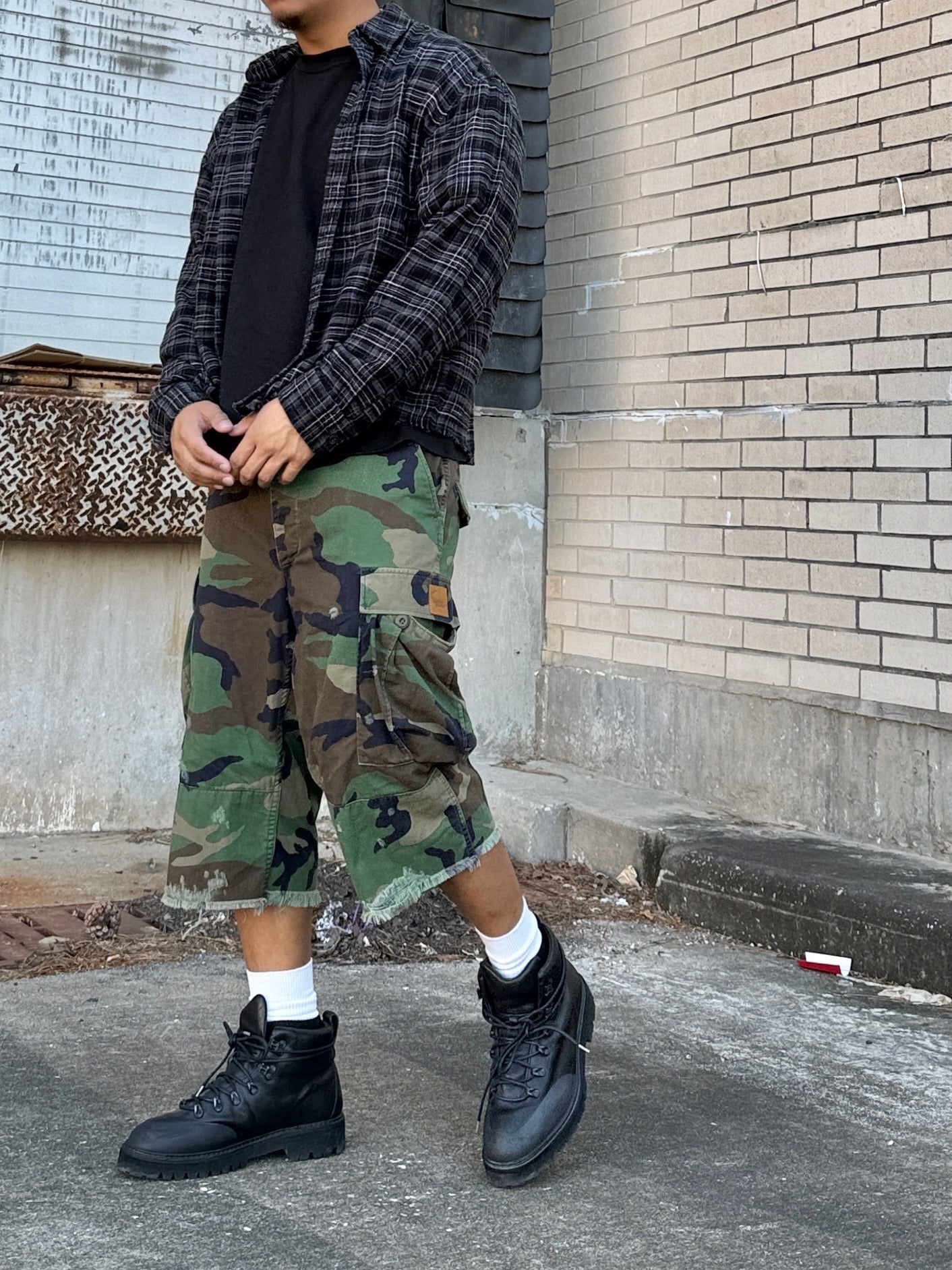 MINTCREW VINTAGE SURPLUS BDU JORT (M81 WOODLAND CAMO)