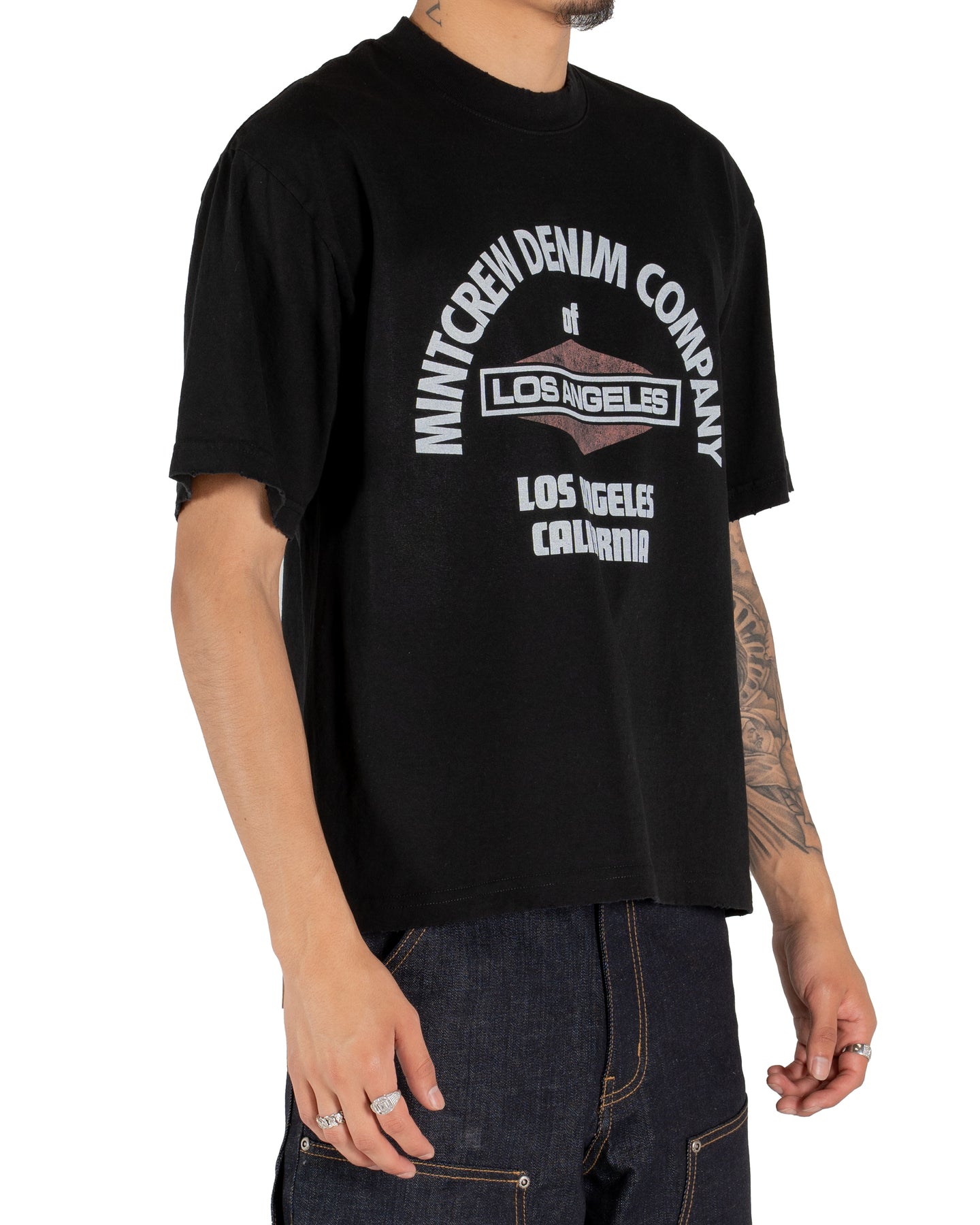 MINTCREW DENIM COMPANY CROP TEE