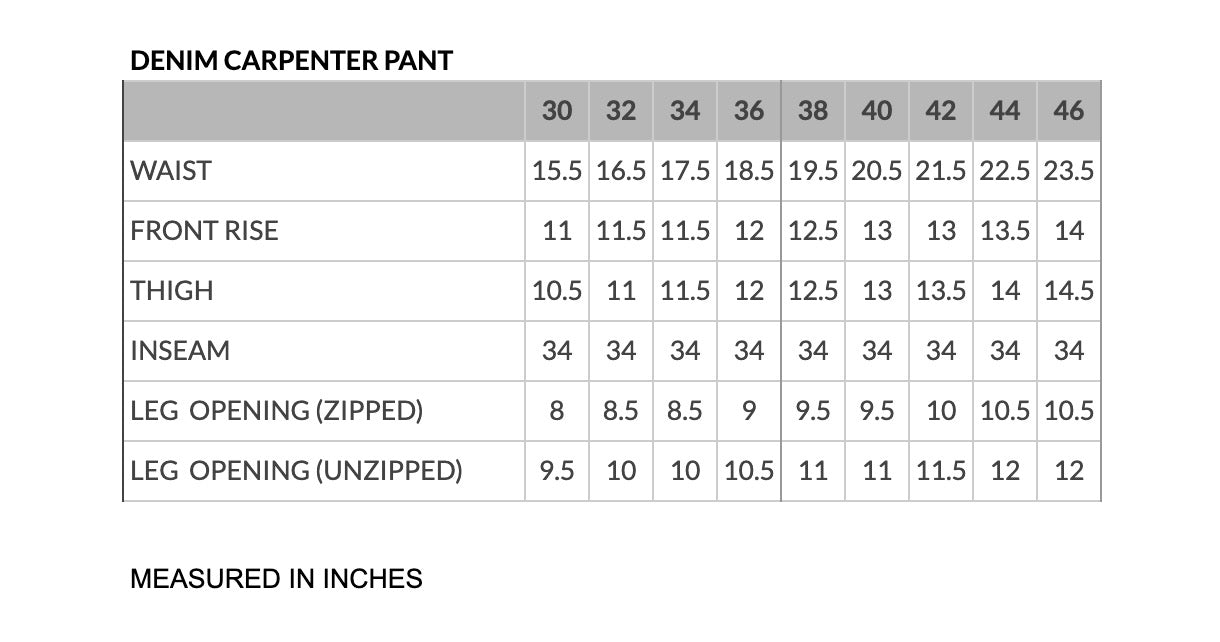 MINT CREW COATED DENIM CARPENTER PANT (GREY)