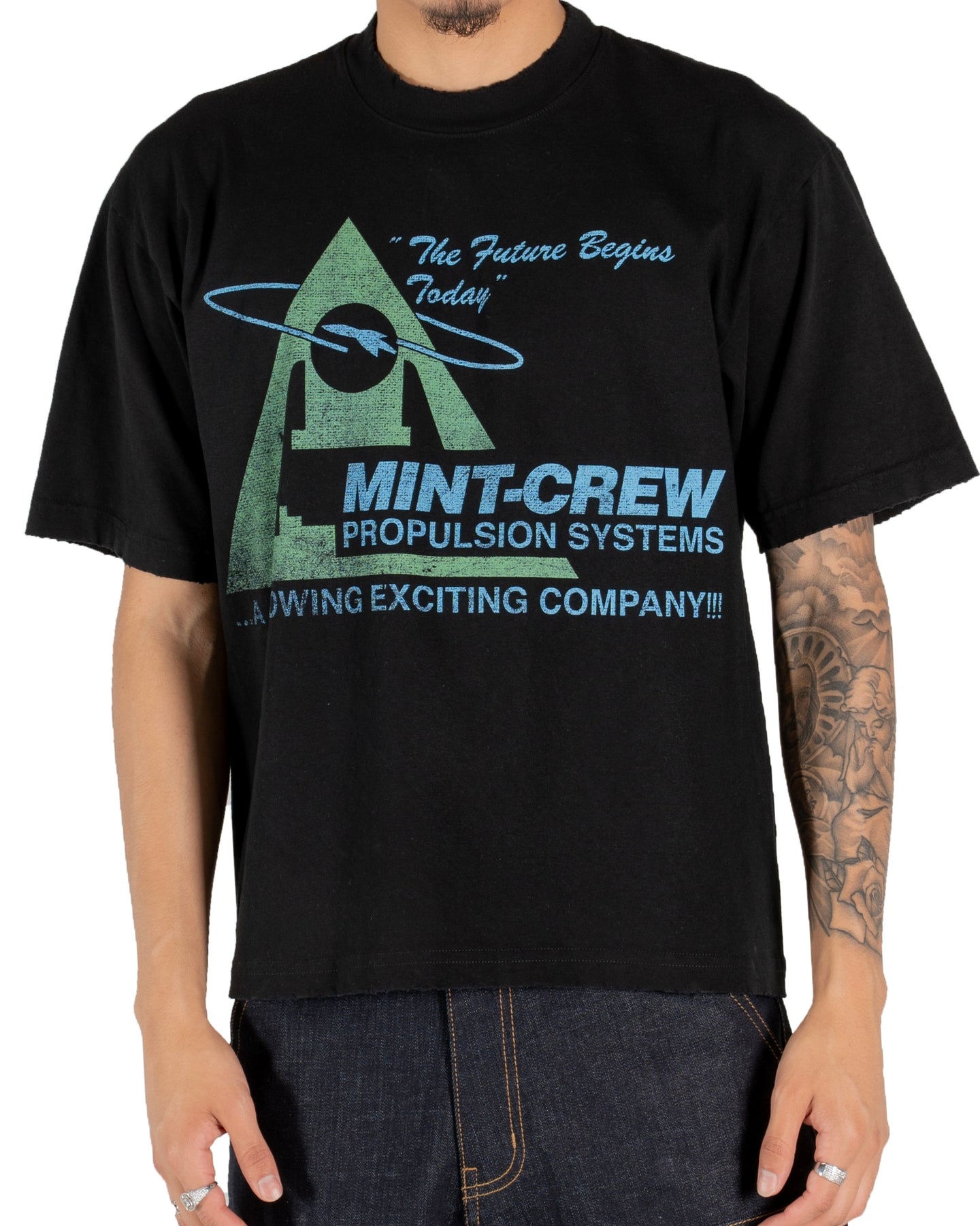 MINTCREW PROPULSION SYSTEM CROP TEE