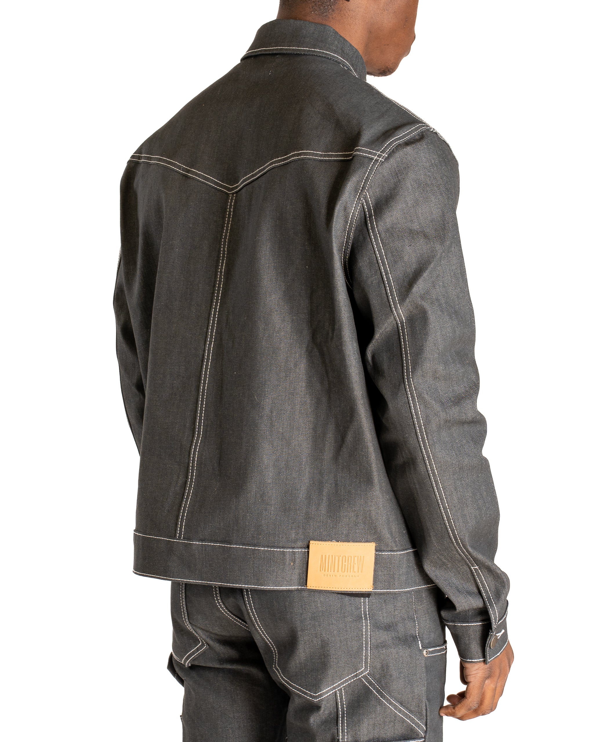 MINT CREW RANCH DENIM WORK JACKET (GREY)