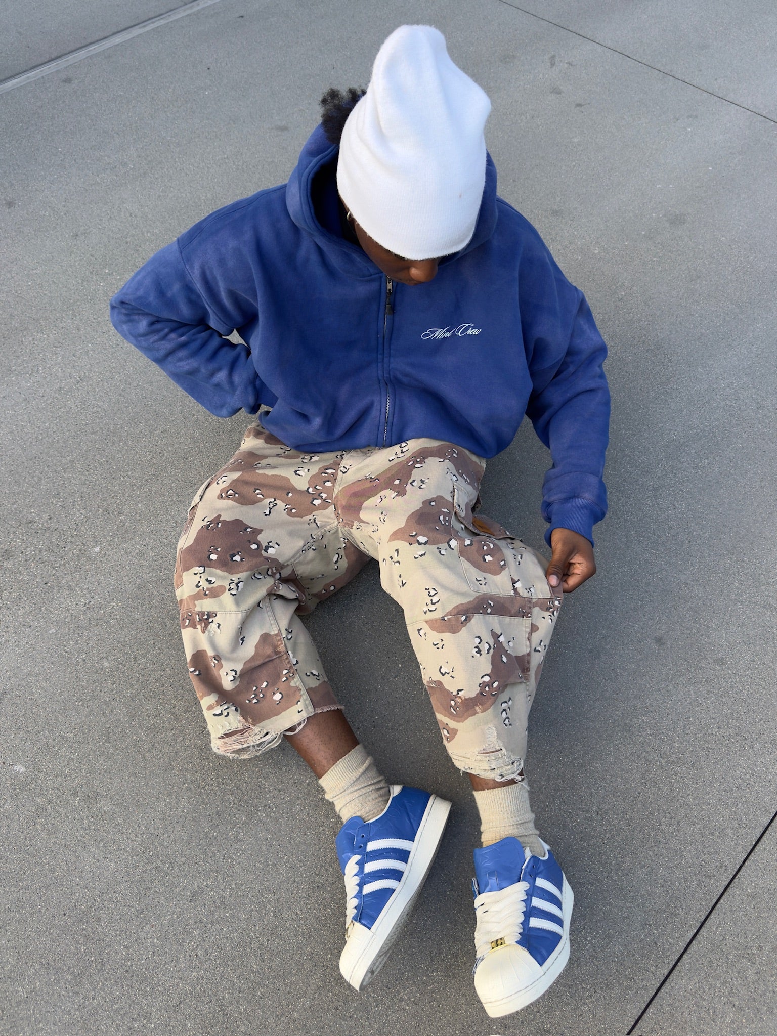 MINTCREW VINTAGE SURPLUS BDU JORT (6-COLOR DESERT CAMO)