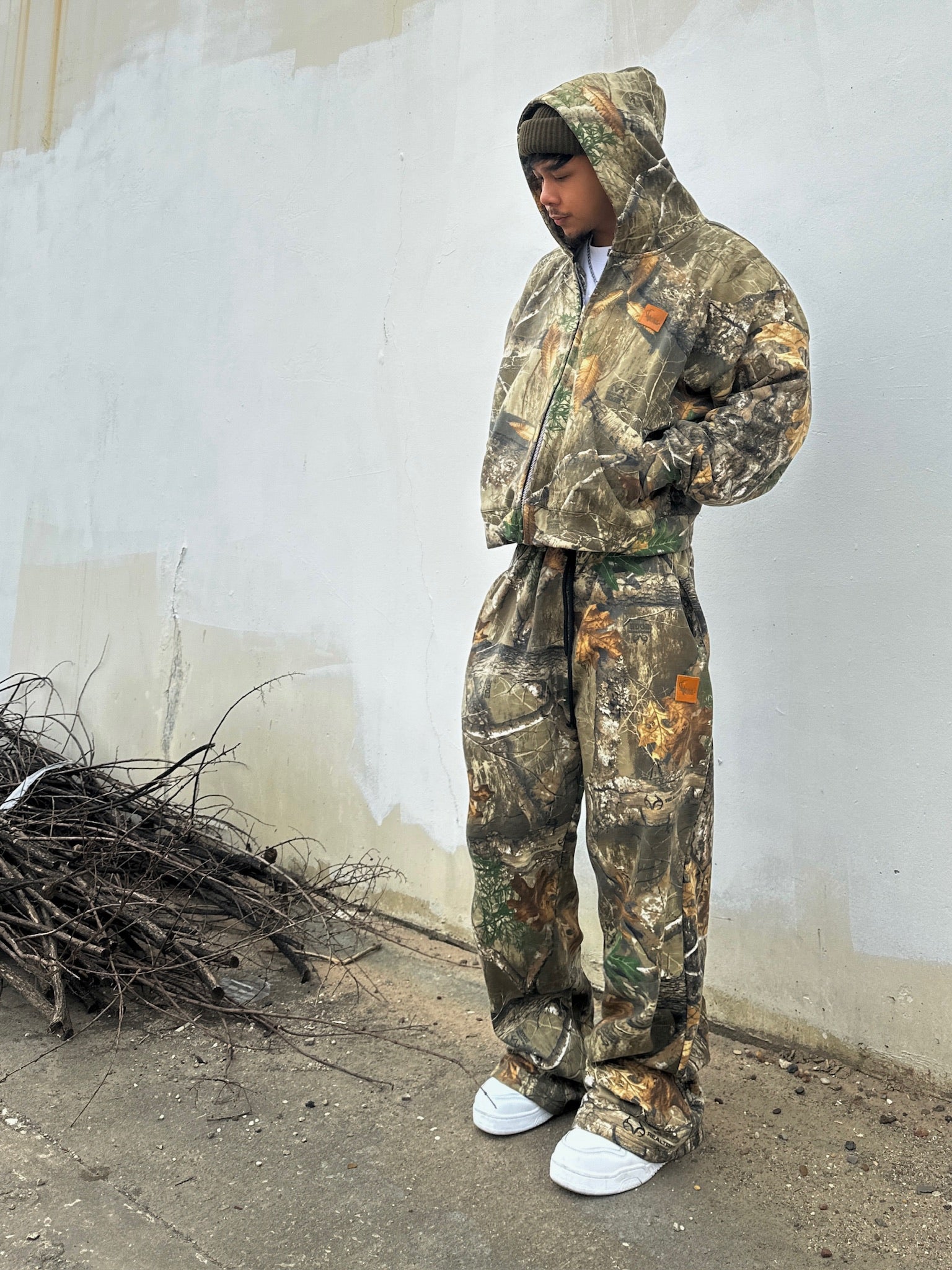 MINT CREW CROPPED HOODIE (REALTREE)