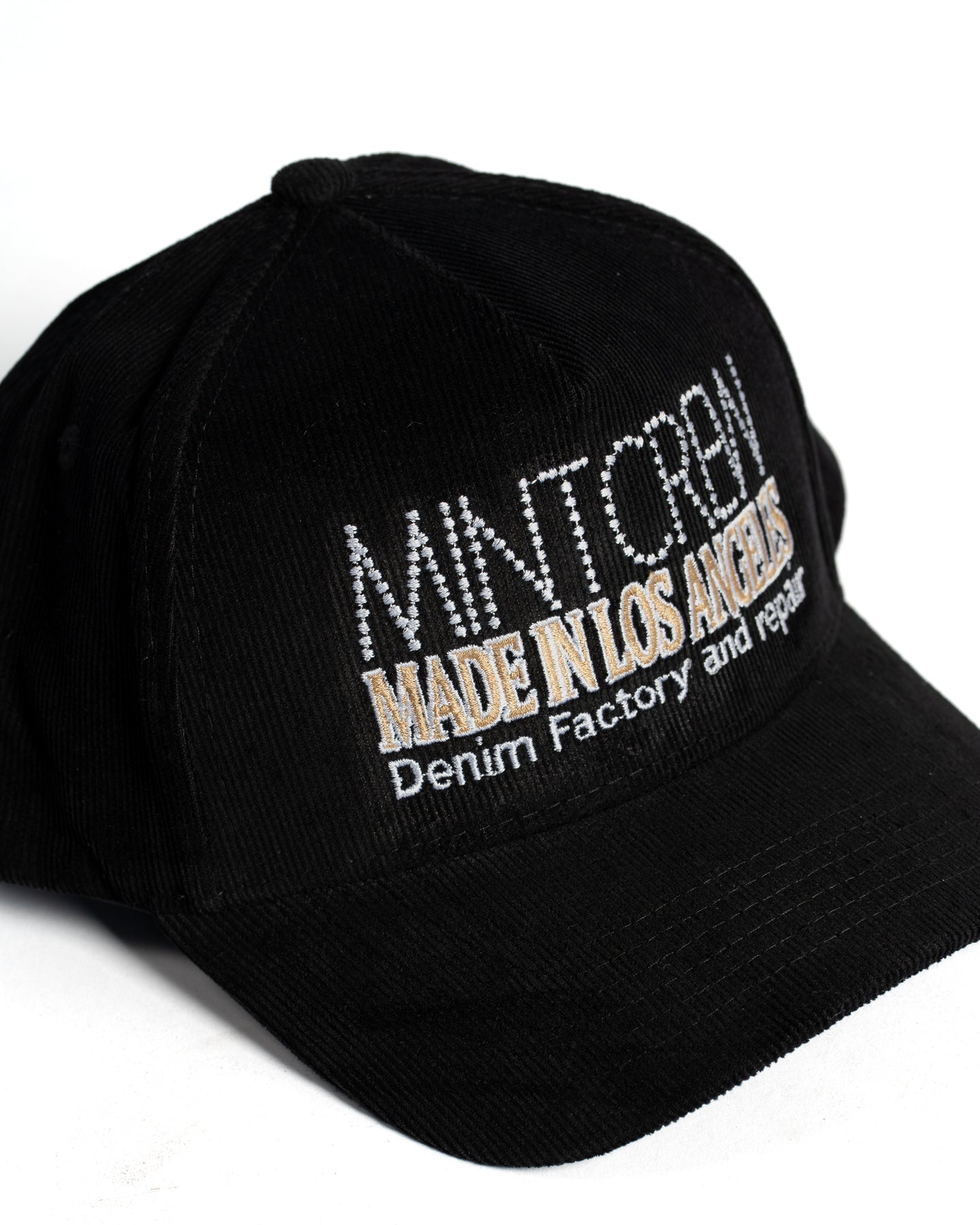 MINTCREW DENIM FACTORY CAP (CORDUROY BLACK)