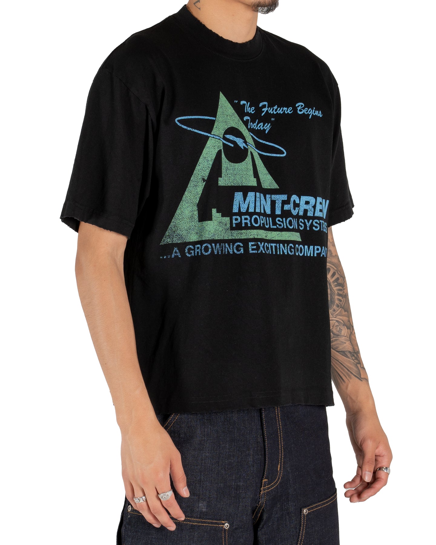 MINTCREW PROPULSION SYSTEM CROP TEE