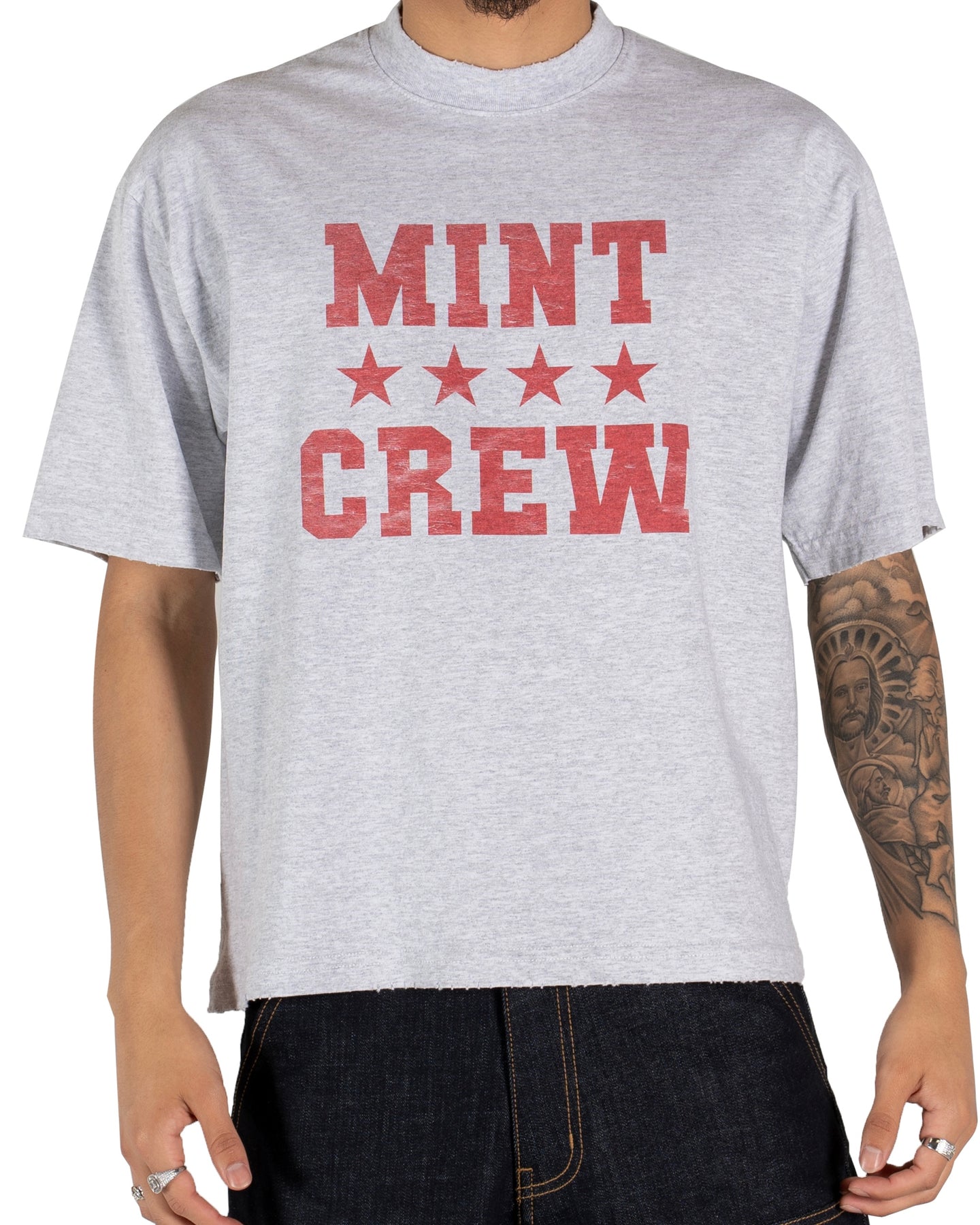 MINTCREW CENTRAL STARS CROP TEE