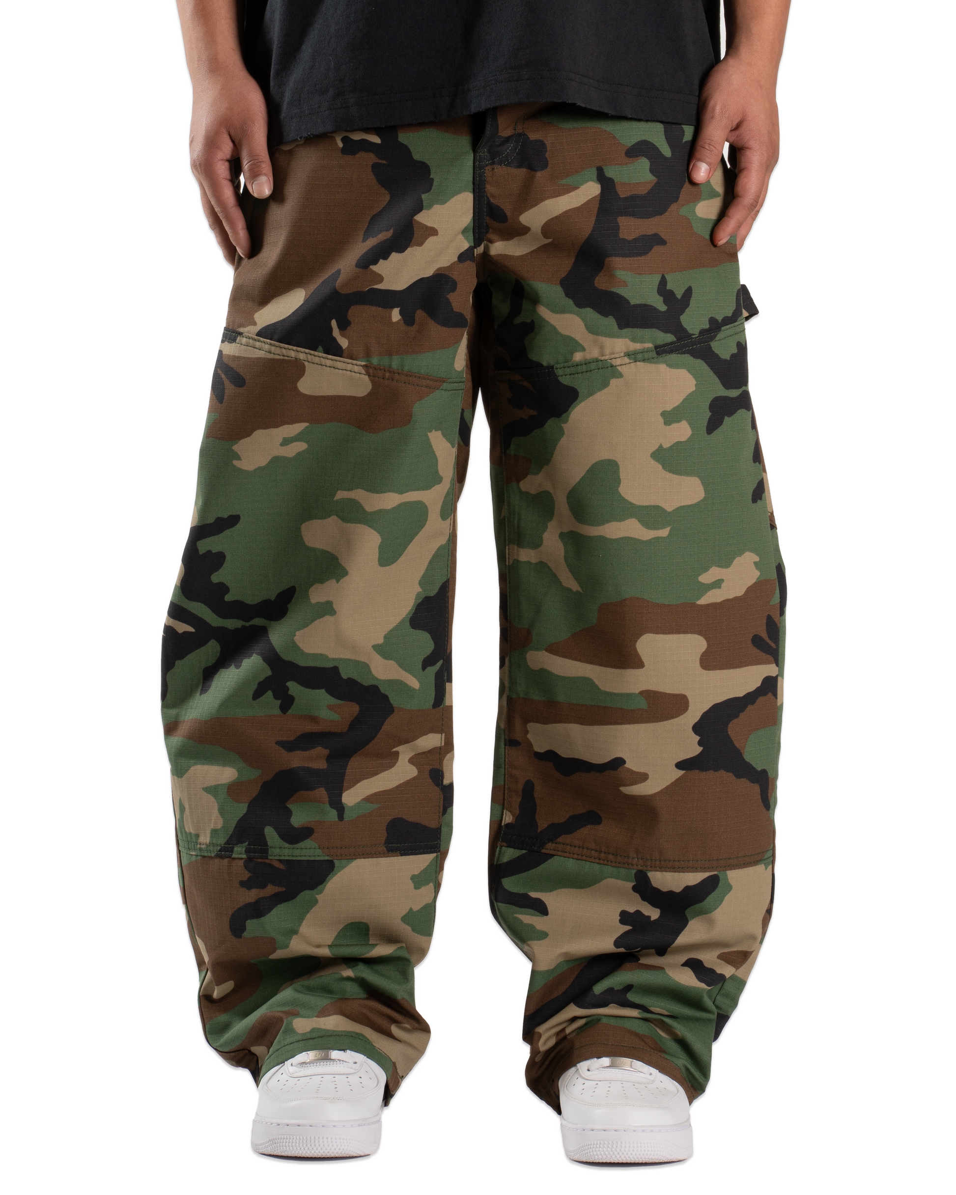 MINTCREW WIDE LEG CARPENTER PANT (WOODLAND CAMO)