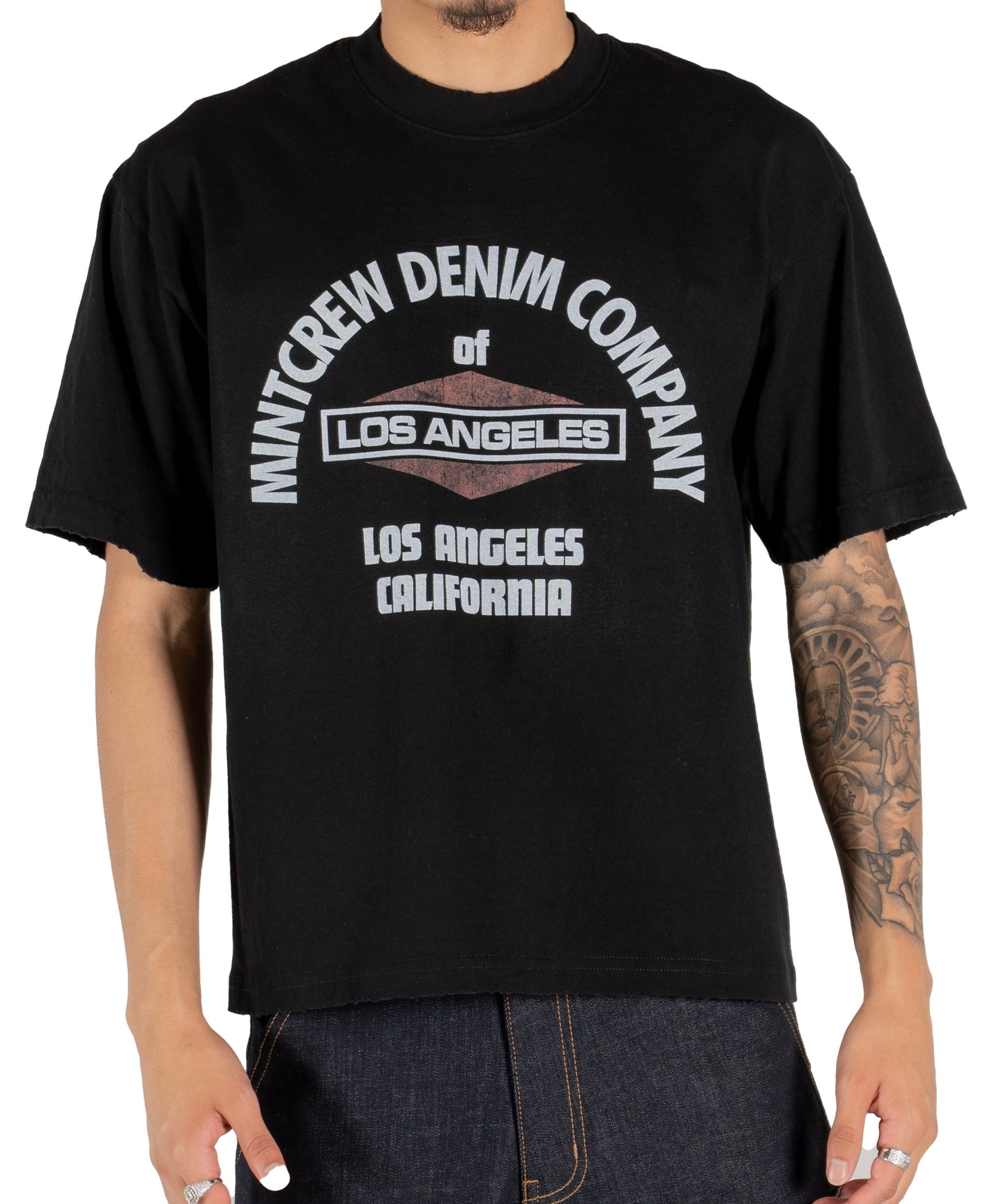 MINTCREW DENIM COMPANY CROP TEE
