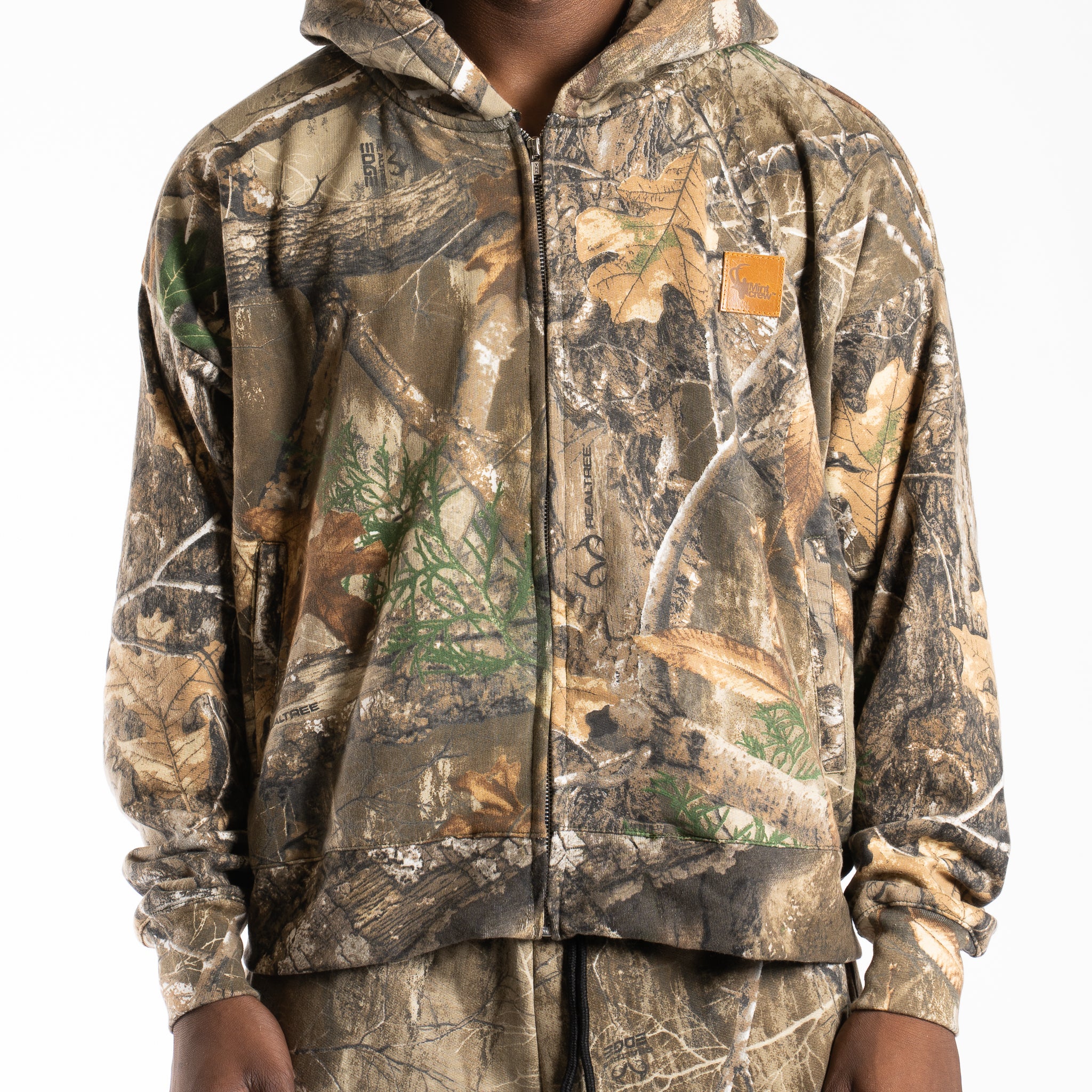 MINT CREW CROPPED HOODIE (REALTREE)