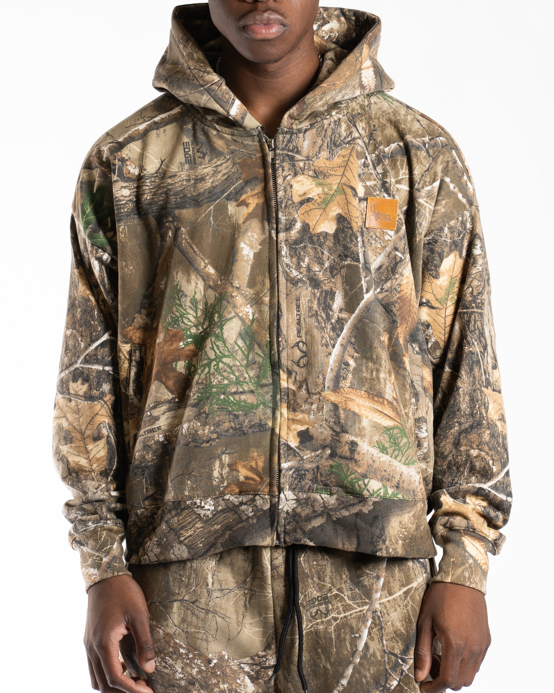 MINT CREW CROPPED HOODIE (REALTREE)