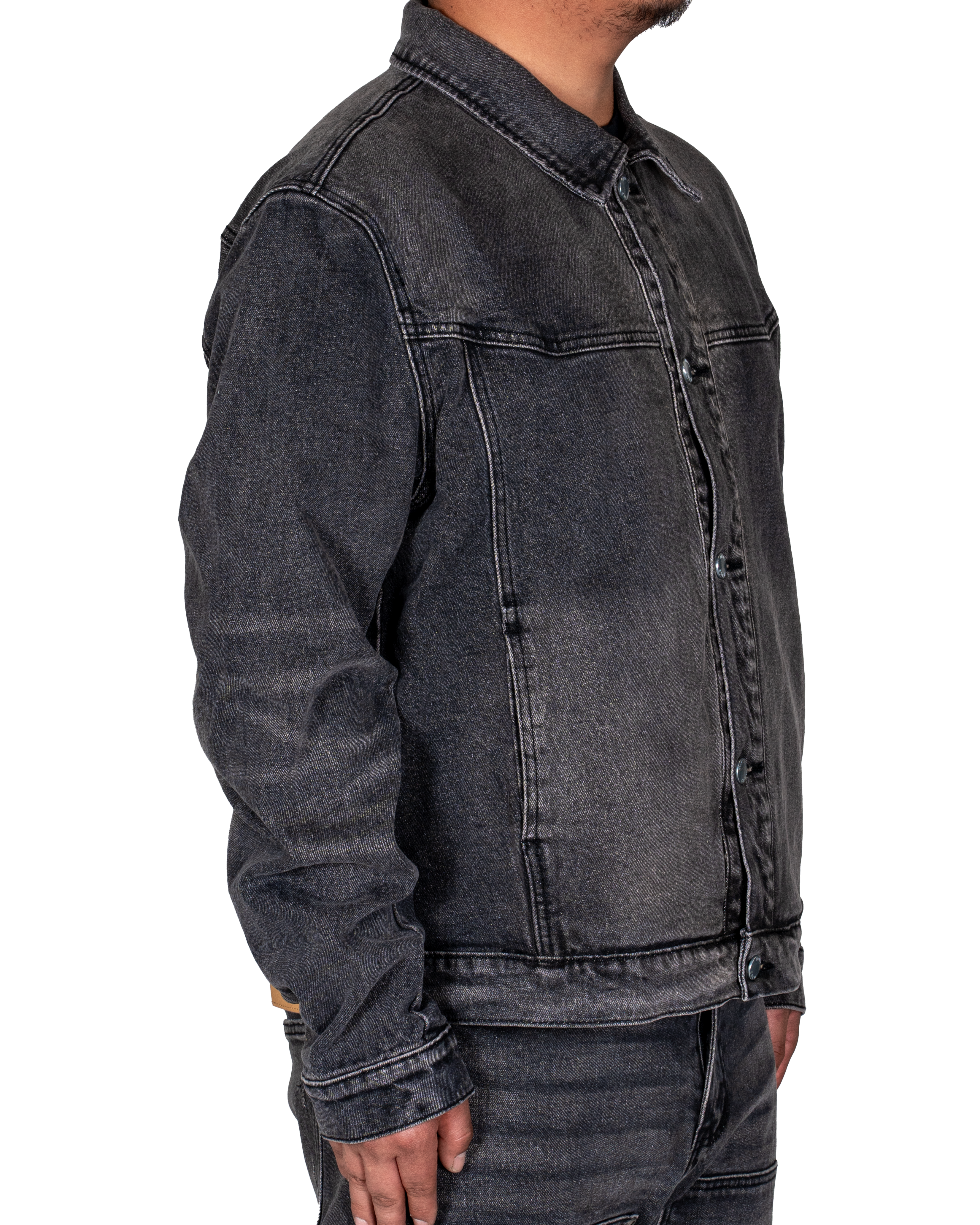 BLACK WASH RANCH DENIM WORK JACKET
