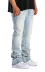 STONE WASH FLARE DENIM