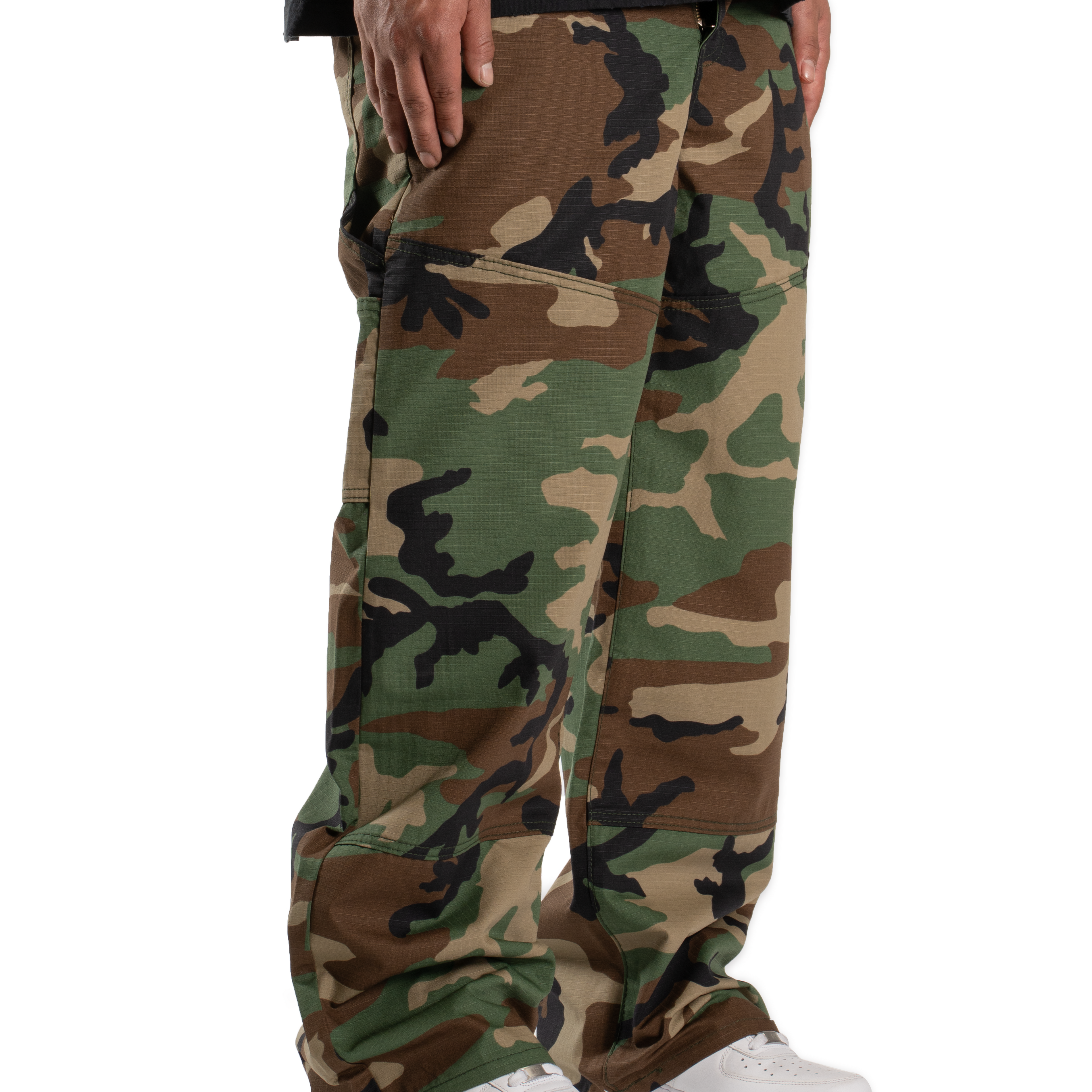 MINTCREW WIDE LEG CARPENTER PANT (WOODLAND CAMO)