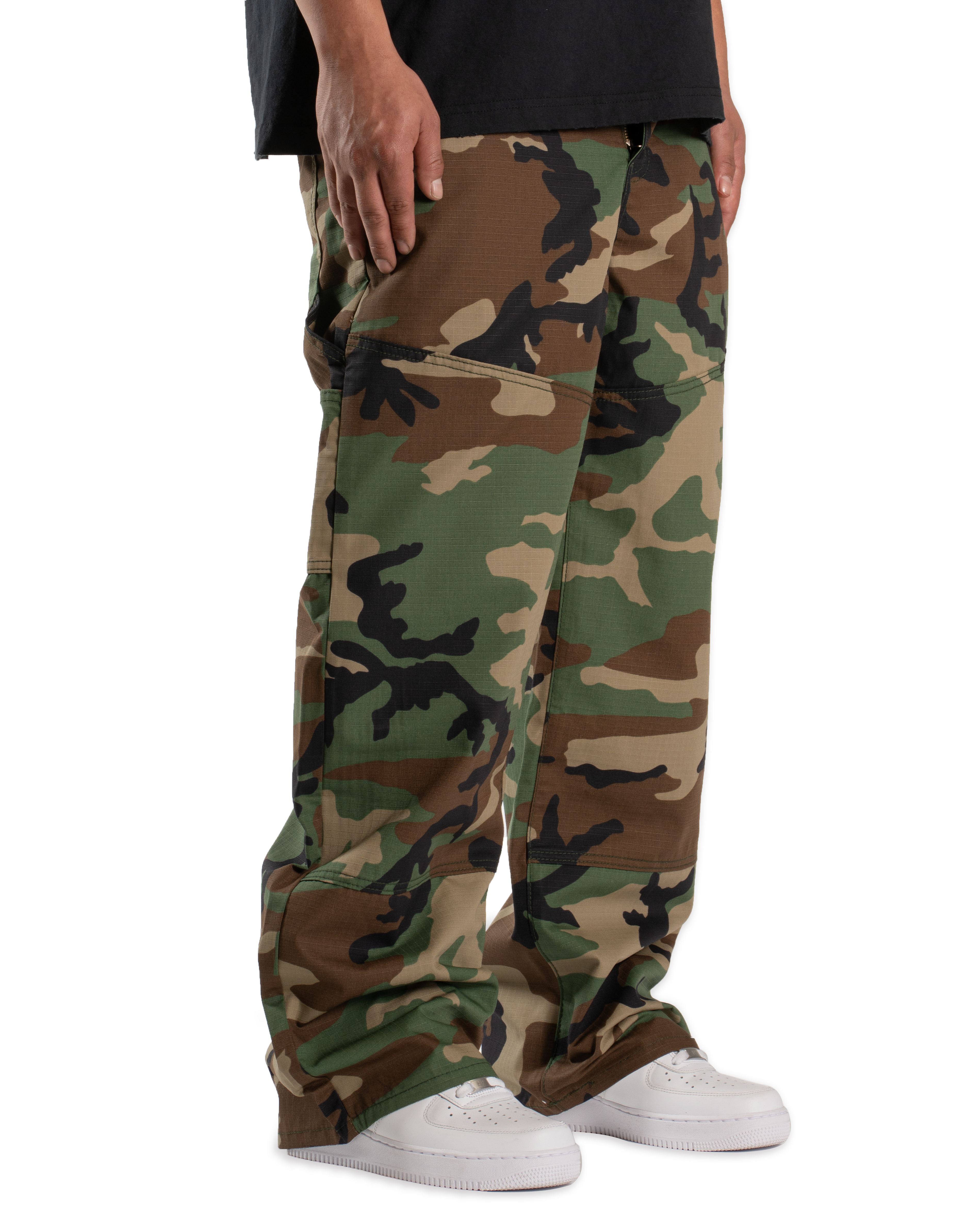 MINTCREW WIDE LEG CARPENTER PANT (WOODLAND CAMO)