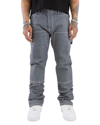 MINT CREW DENIM CARPENTER PANT (GREY)