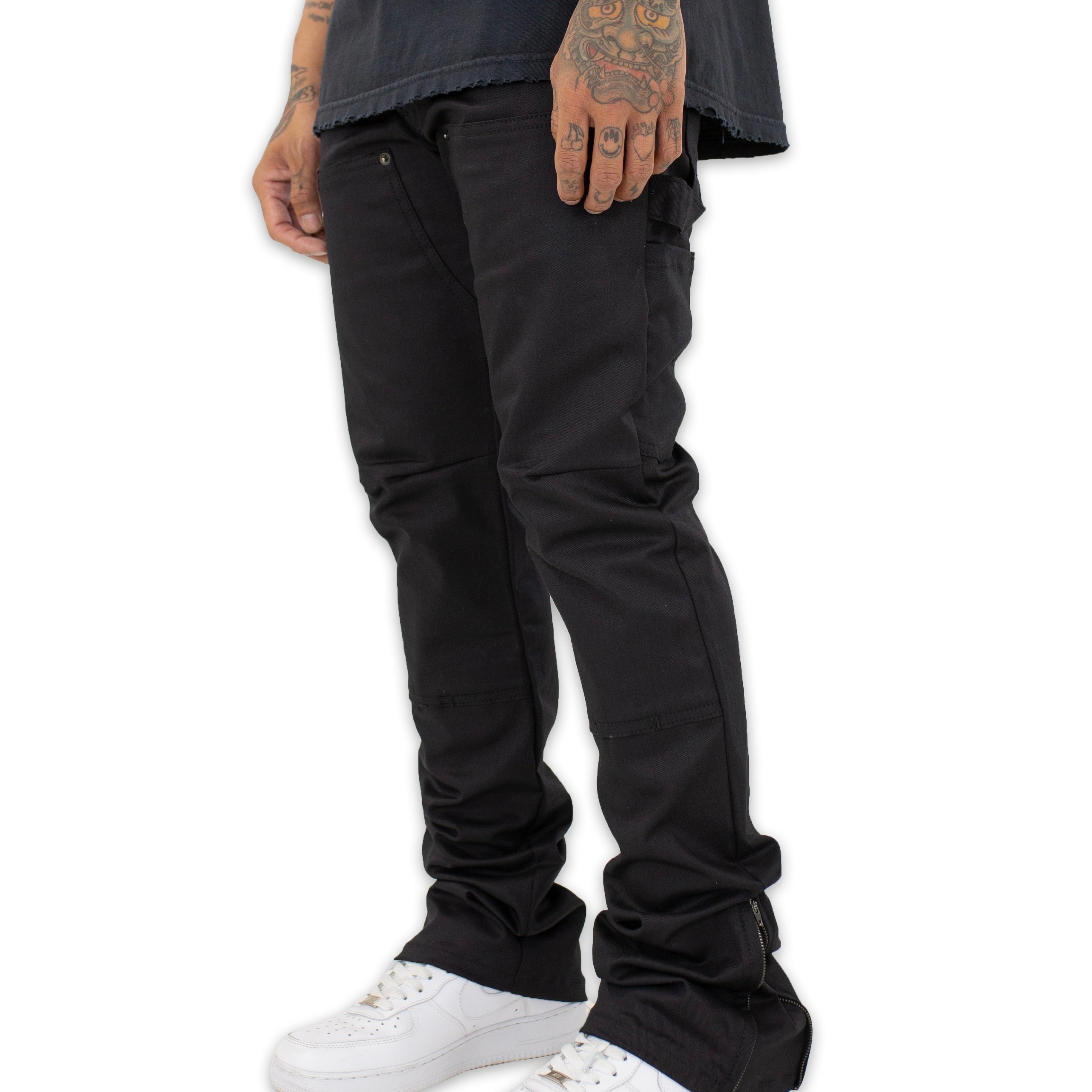 V2 MINT CREW CARPENTER PANT (BLACK)