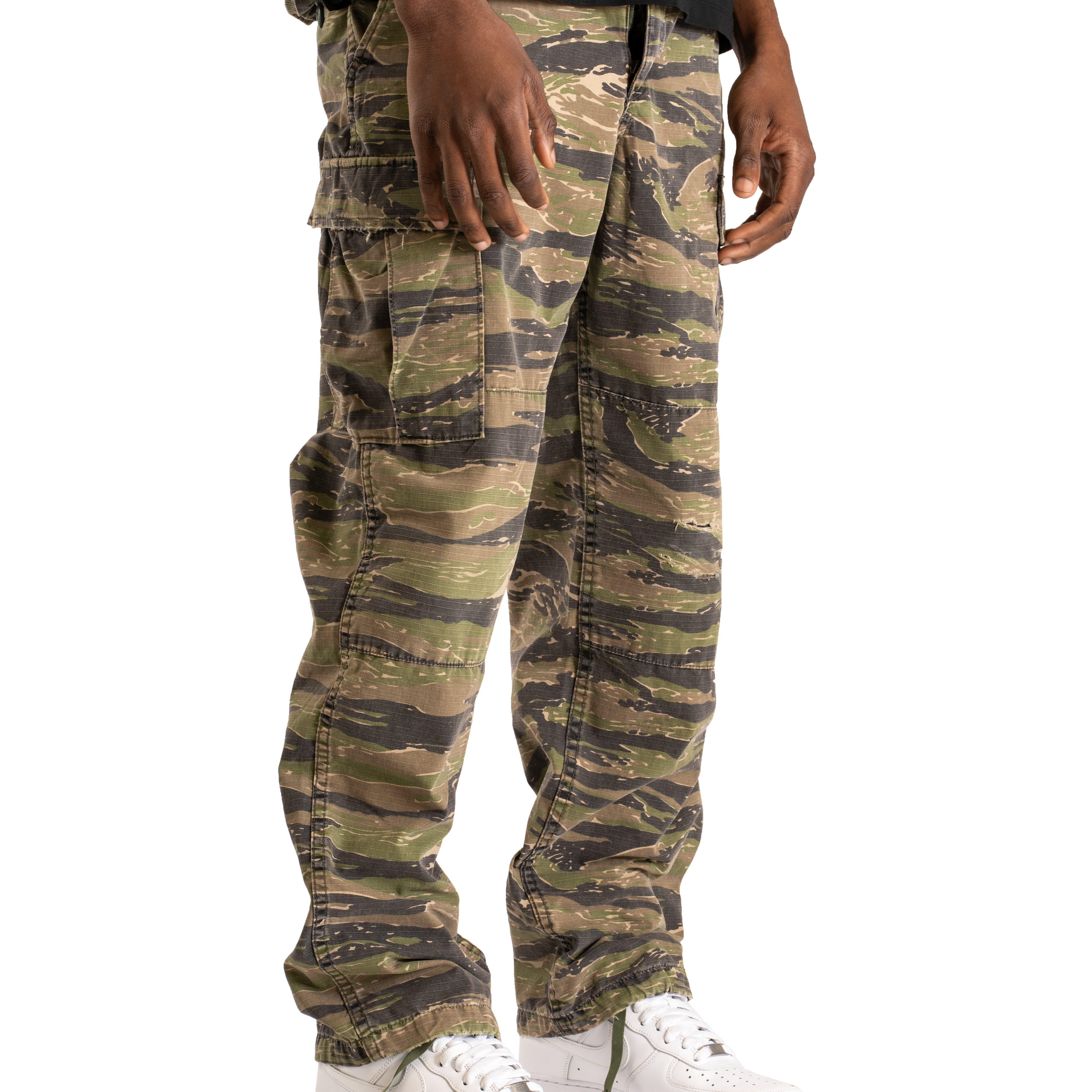 MINTCREW VINTAGE SURPLUS BDU CARGOS (TIGER STRIPE CAMO)