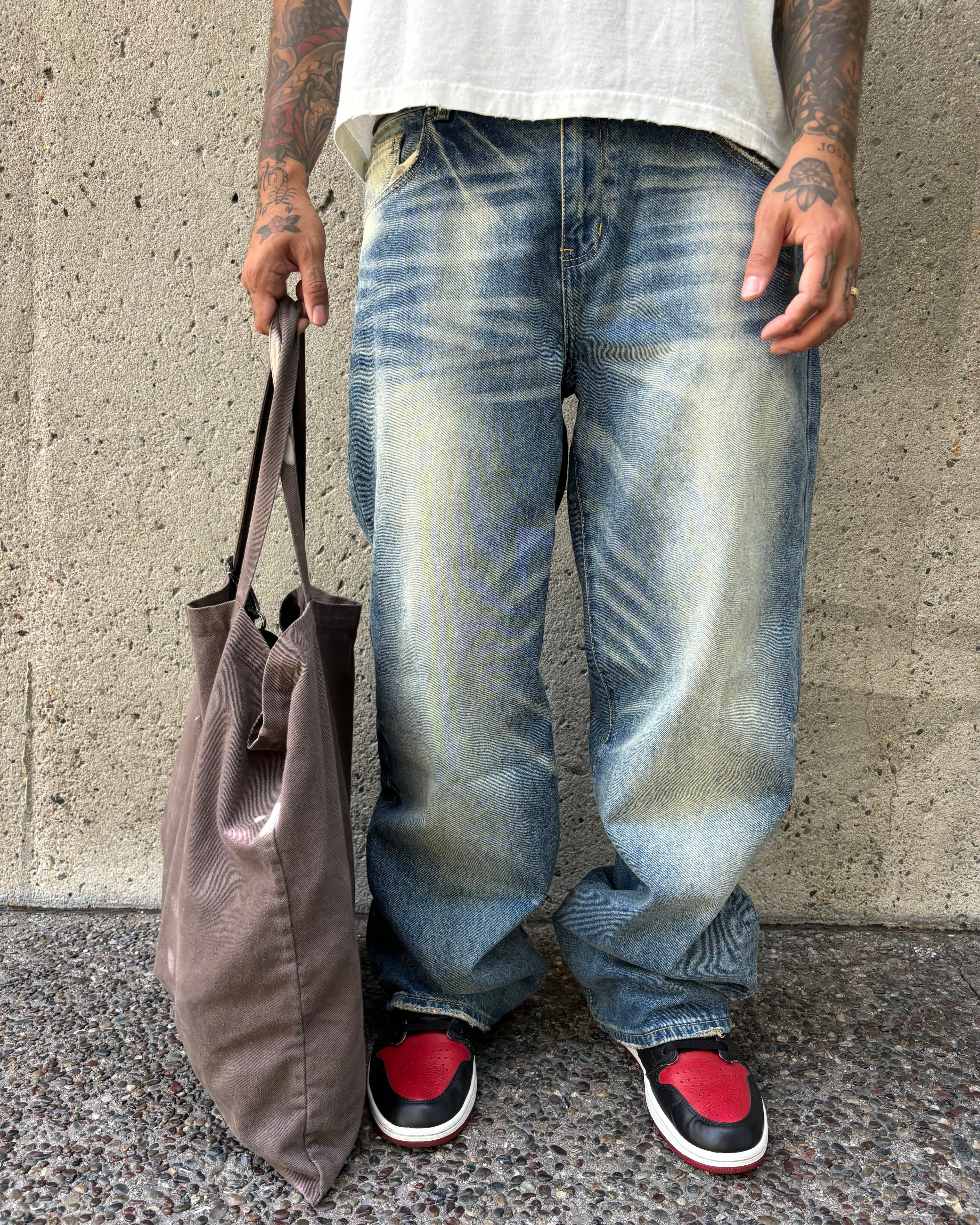 BALBOA WASH MINTCREW BAGGY DENIM PANT