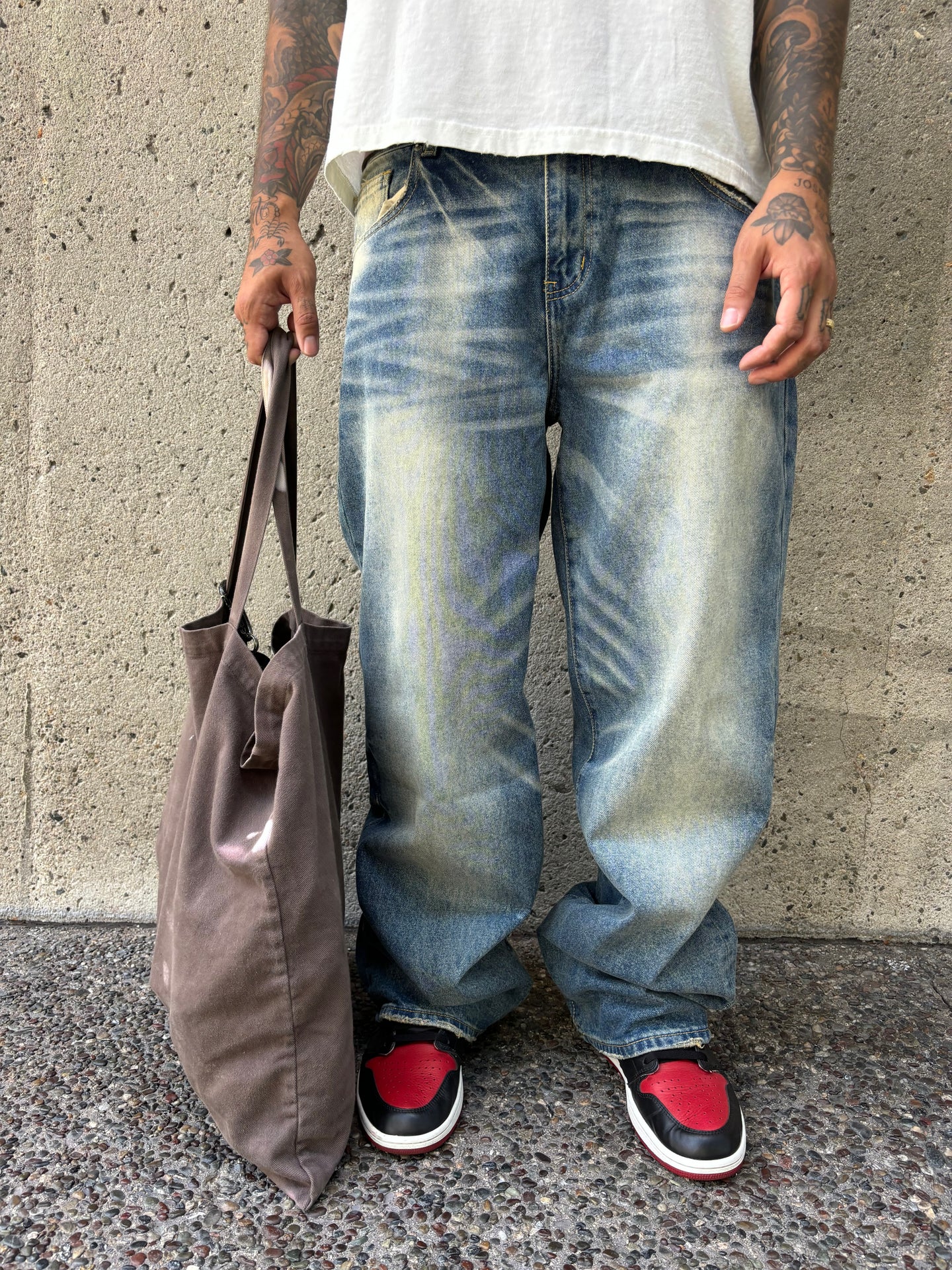 BALBOA WASH MINTCREW BAGGY DENIM PANT