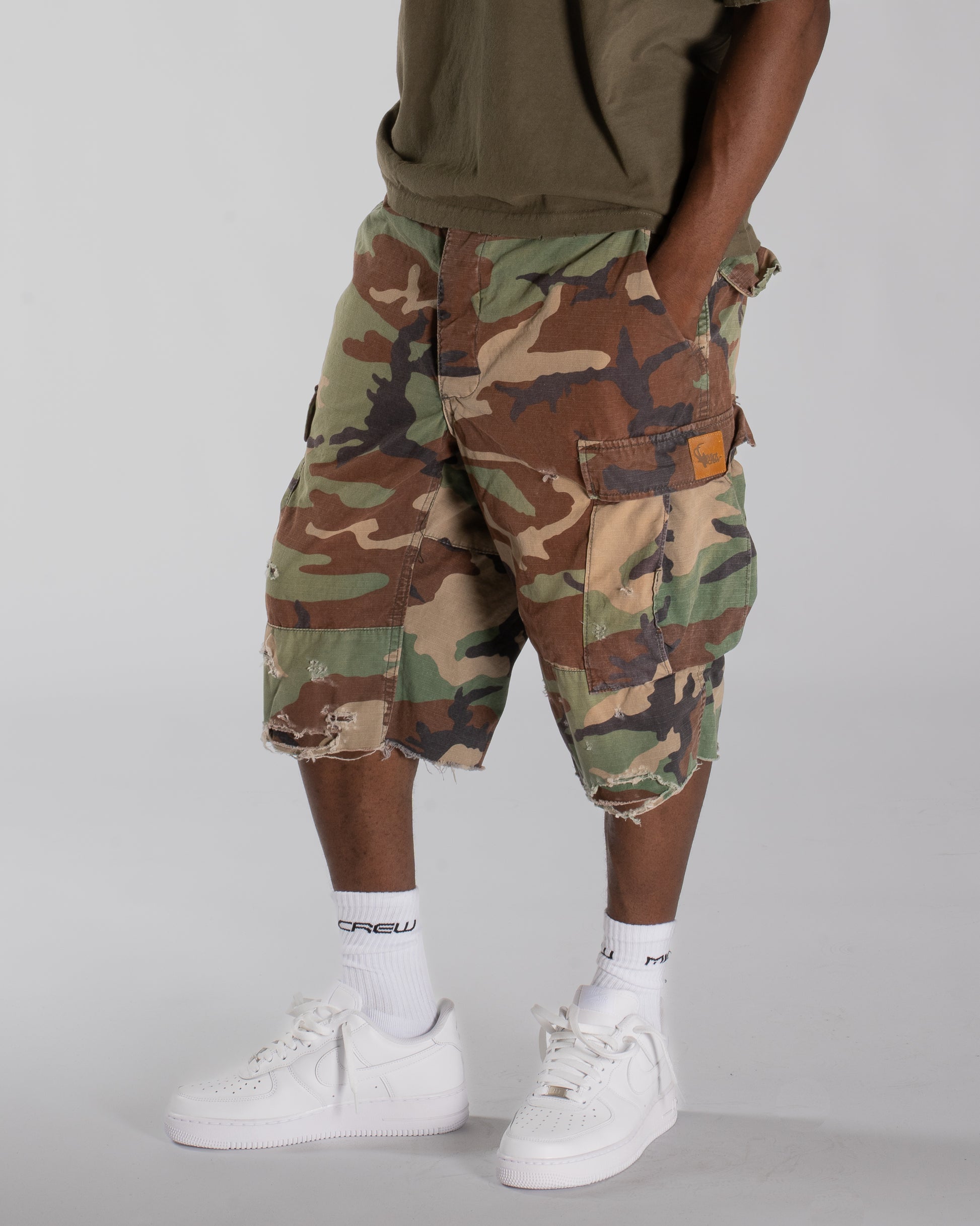 MINTCREW VINTAGE SURPLUS BDU JORT (M81 WOODLAND CAMO)