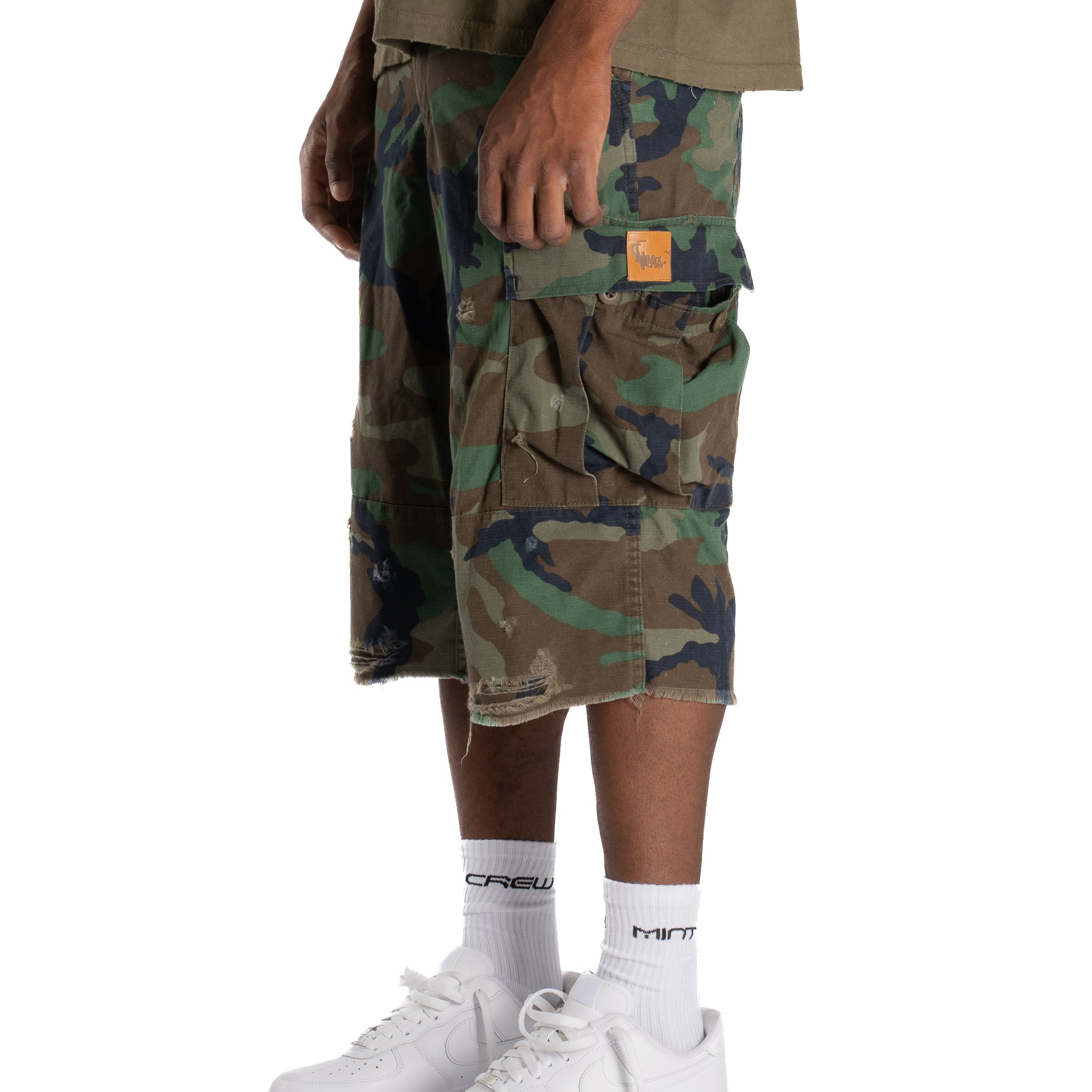 MINTCREW VINTAGE SURPLUS BDU JORT (M81 WOODLAND CAMO)