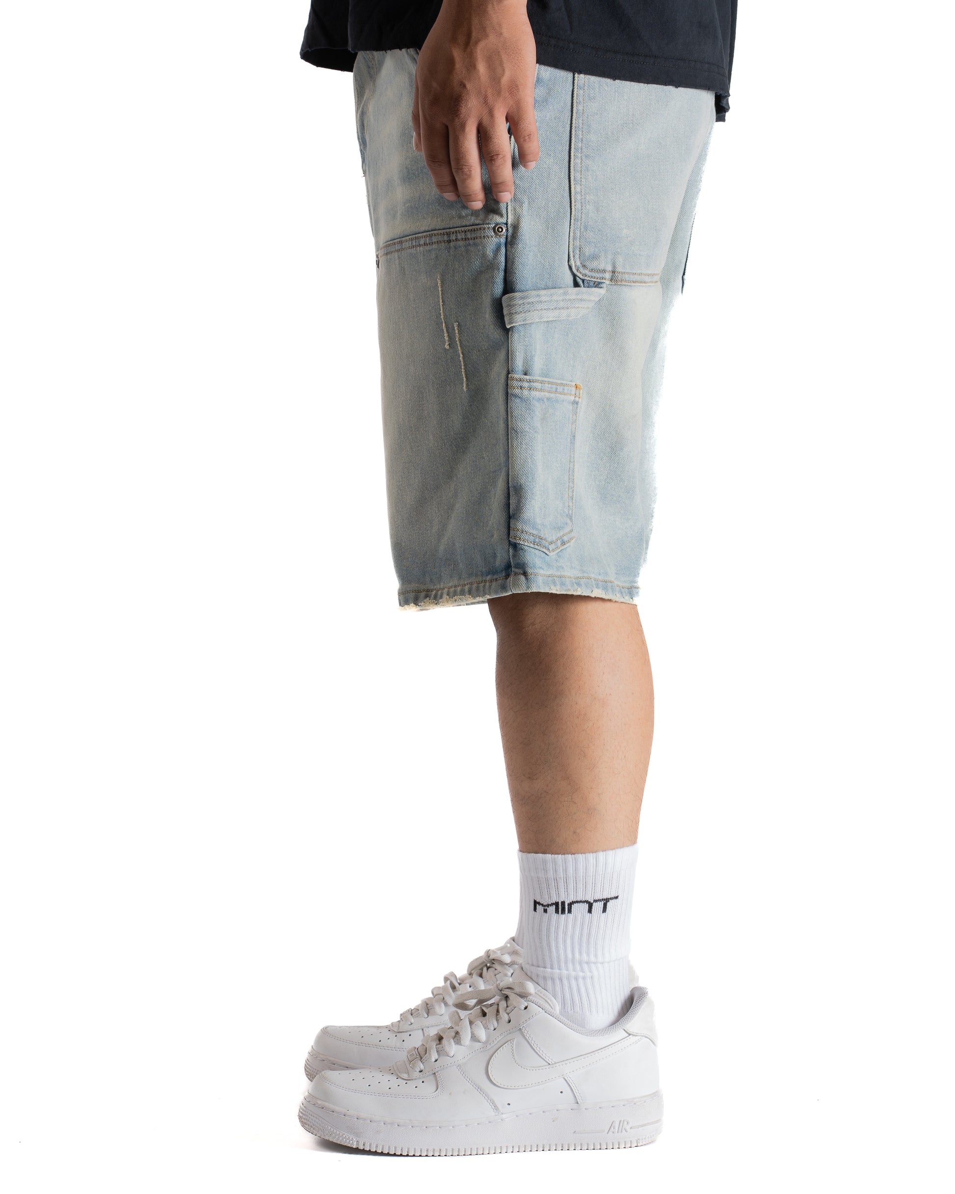 STONE WASH CARPENTER SHORT