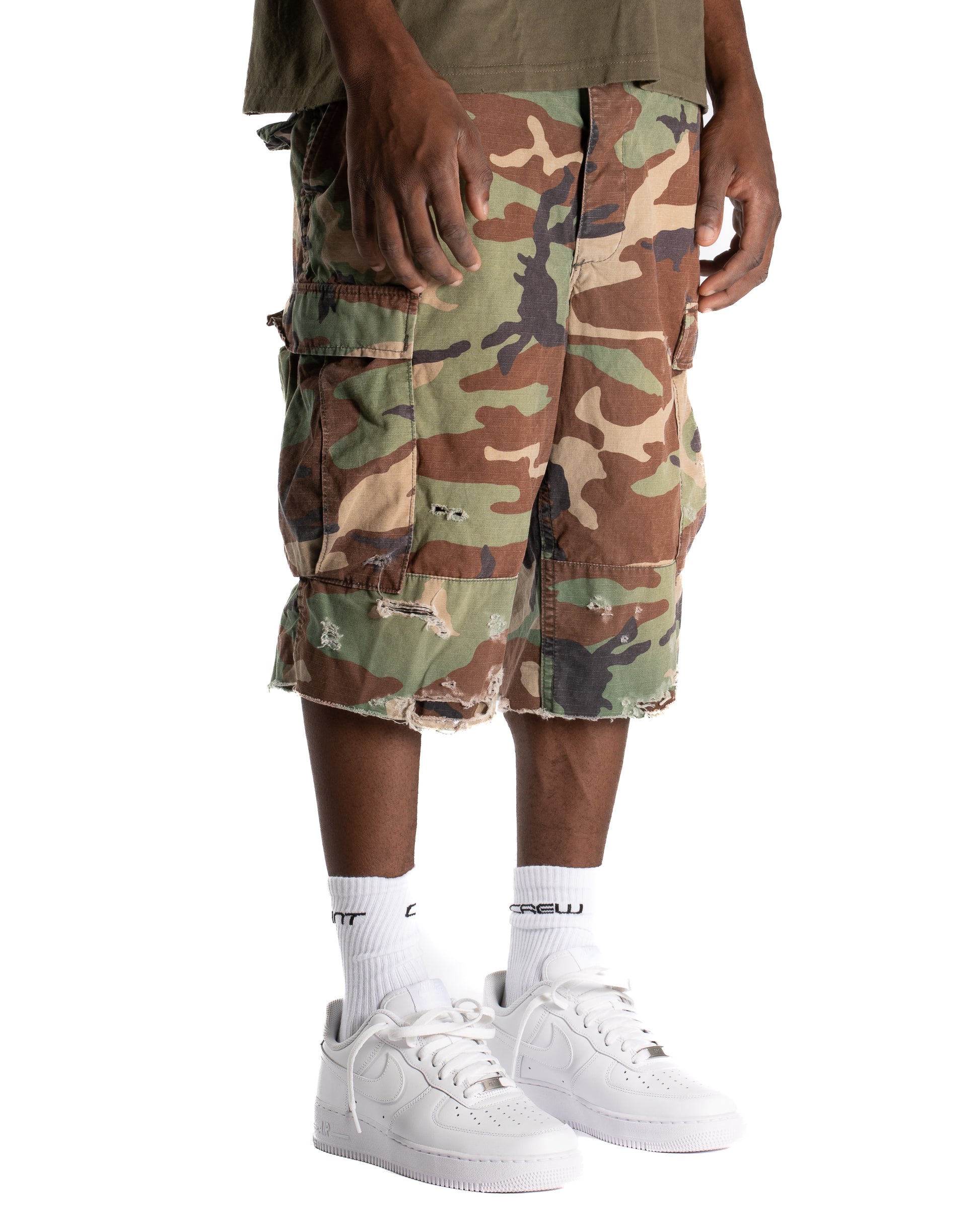 MINTCREW VINTAGE SURPLUS BDU JORT (M81 WOODLAND CAMO)