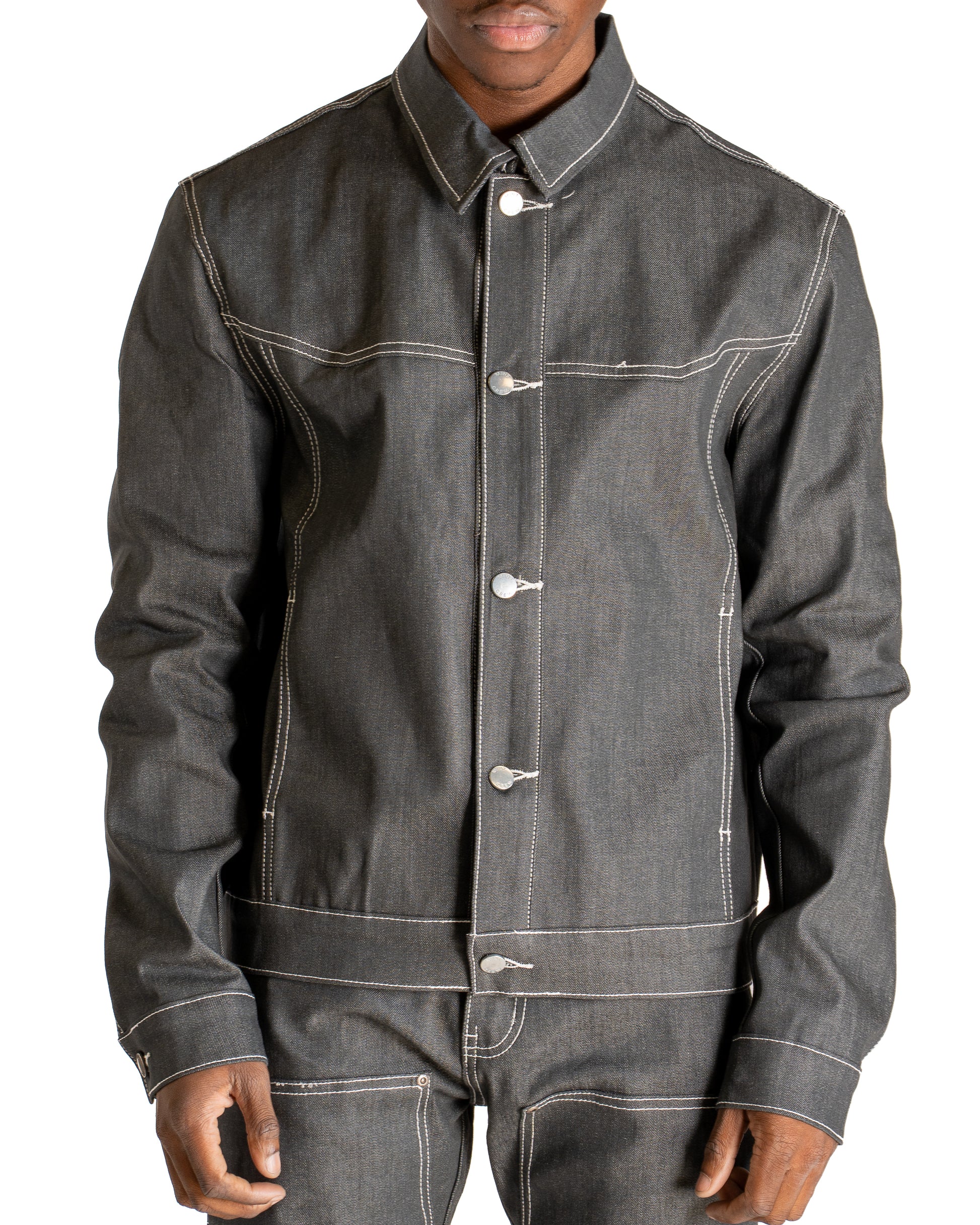 MINT CREW RANCH DENIM WORK JACKET (GREY)