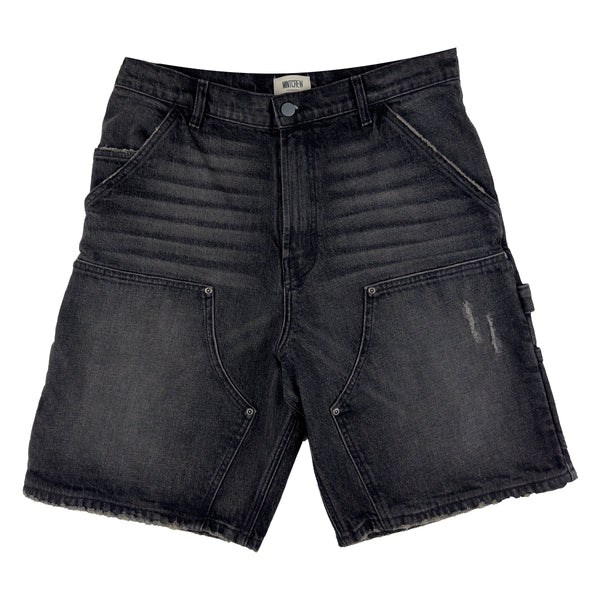 【YOURNUS】Carpenter Black Linen Bermuda Denim DDBBAD97-A805-480B-8F82-