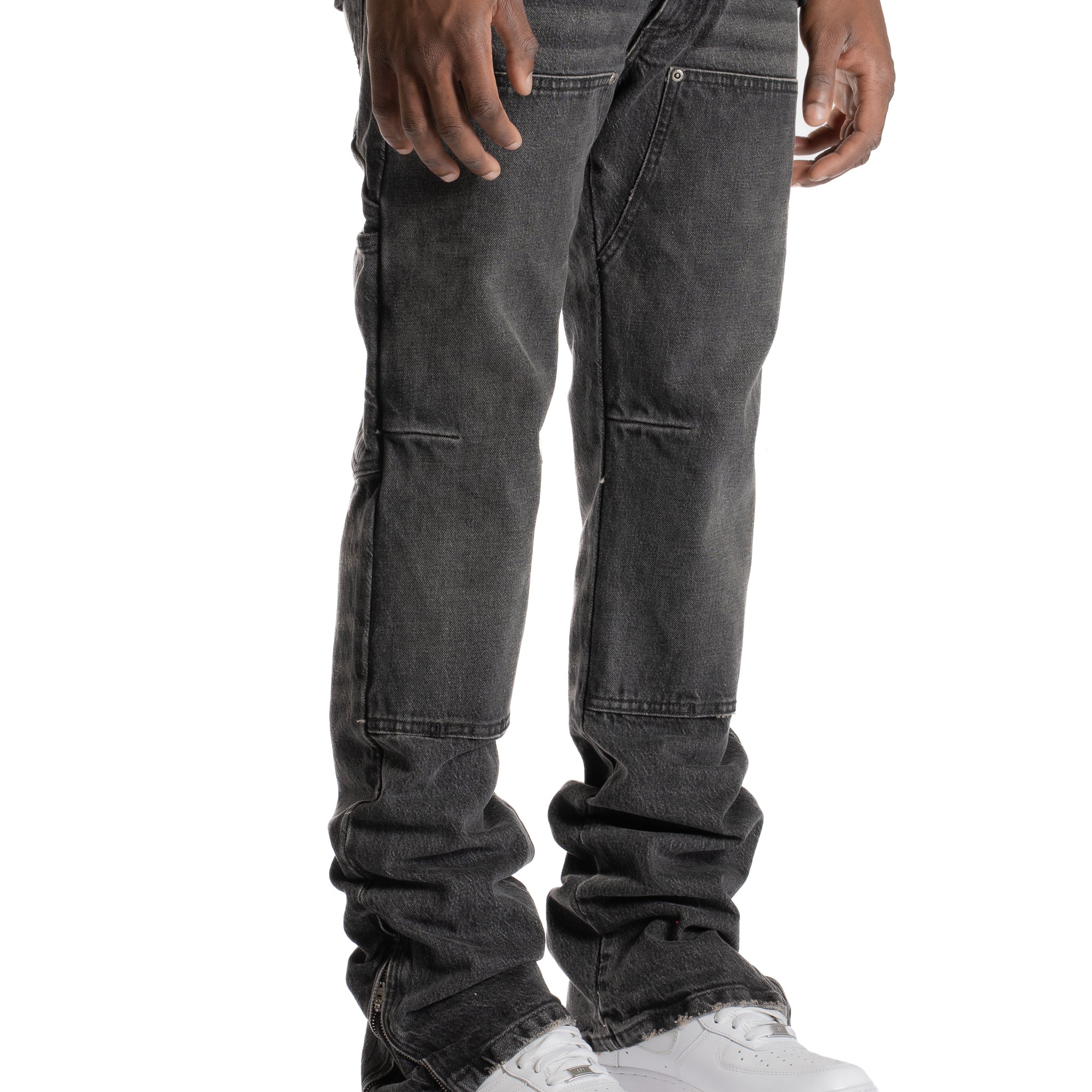 BLACK WASH CARPENTER DENIM PANT