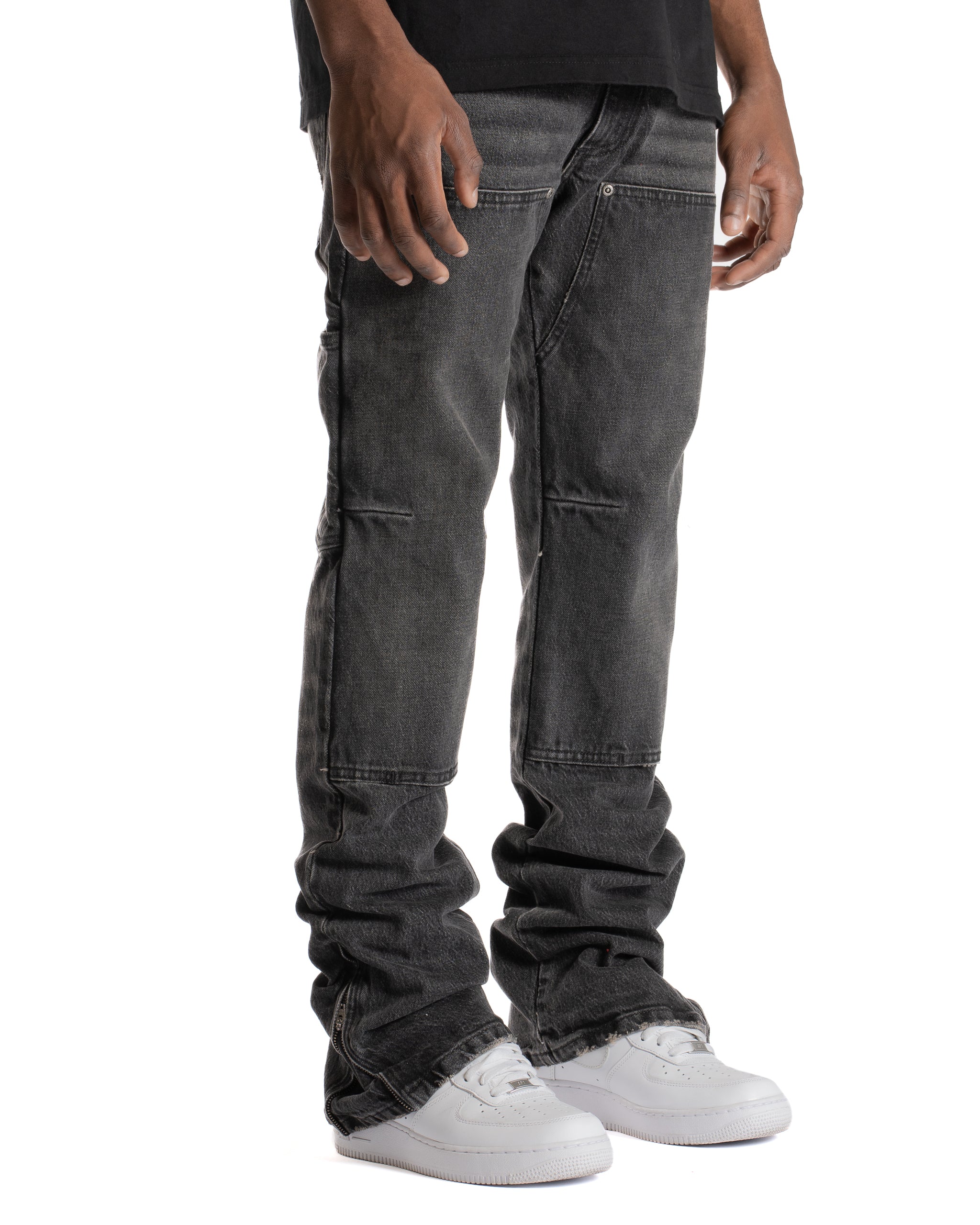 BLACK WASH CARPENTER DENIM PANT