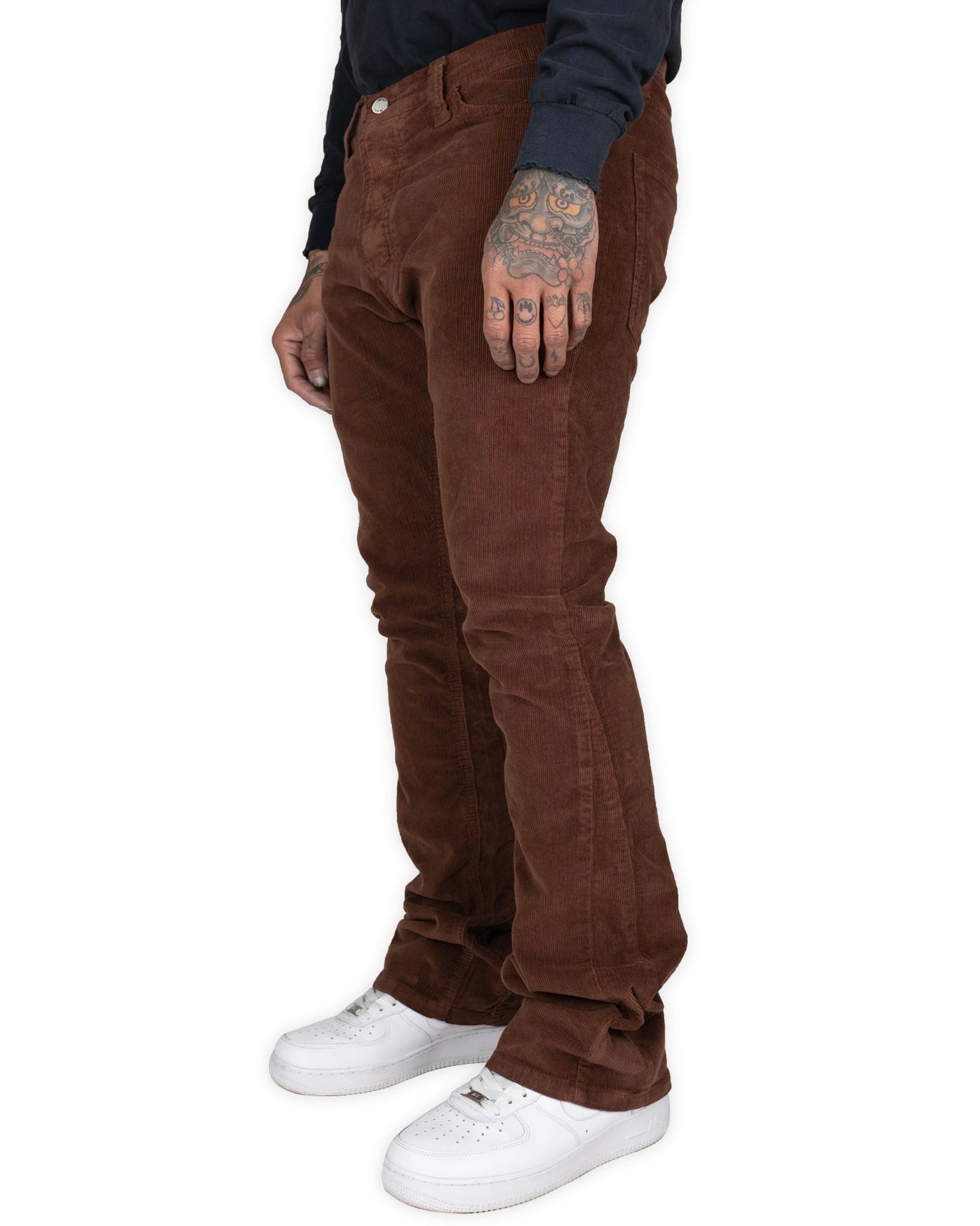 CORDUROY FLARE (BROWN)