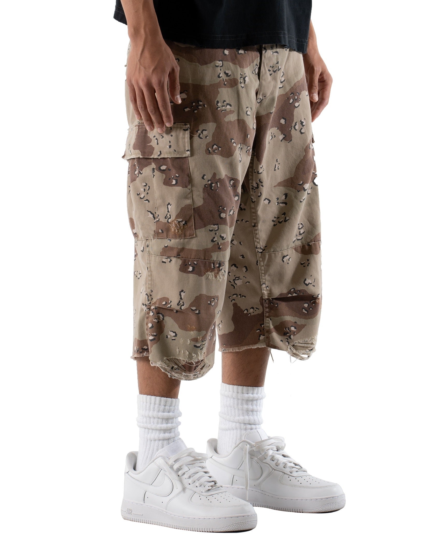 MINTCREW VINTAGE SURPLUS BDU JORT (6-COLOR DESERT CAMO)
