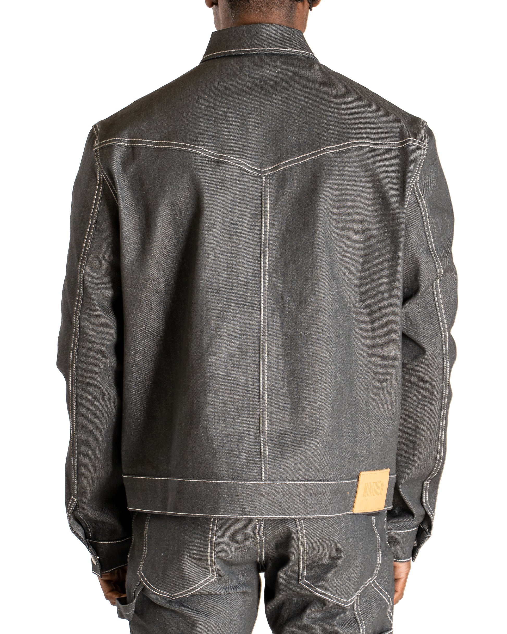 MINT CREW RANCH DENIM WORK JACKET (GREY)