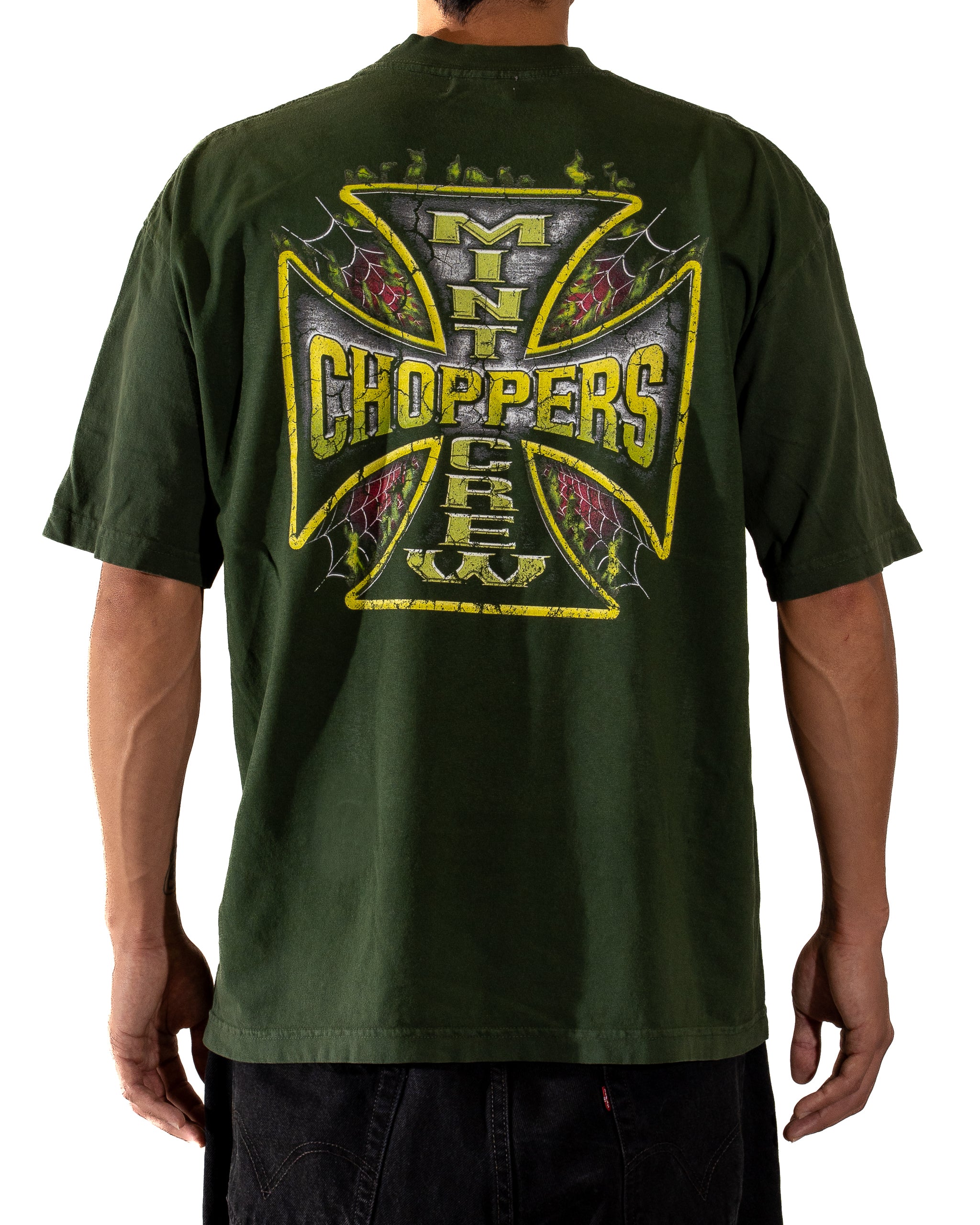 MINTCREW WEBBED OUT CHOPPAS TEE (FOREST GREEN)