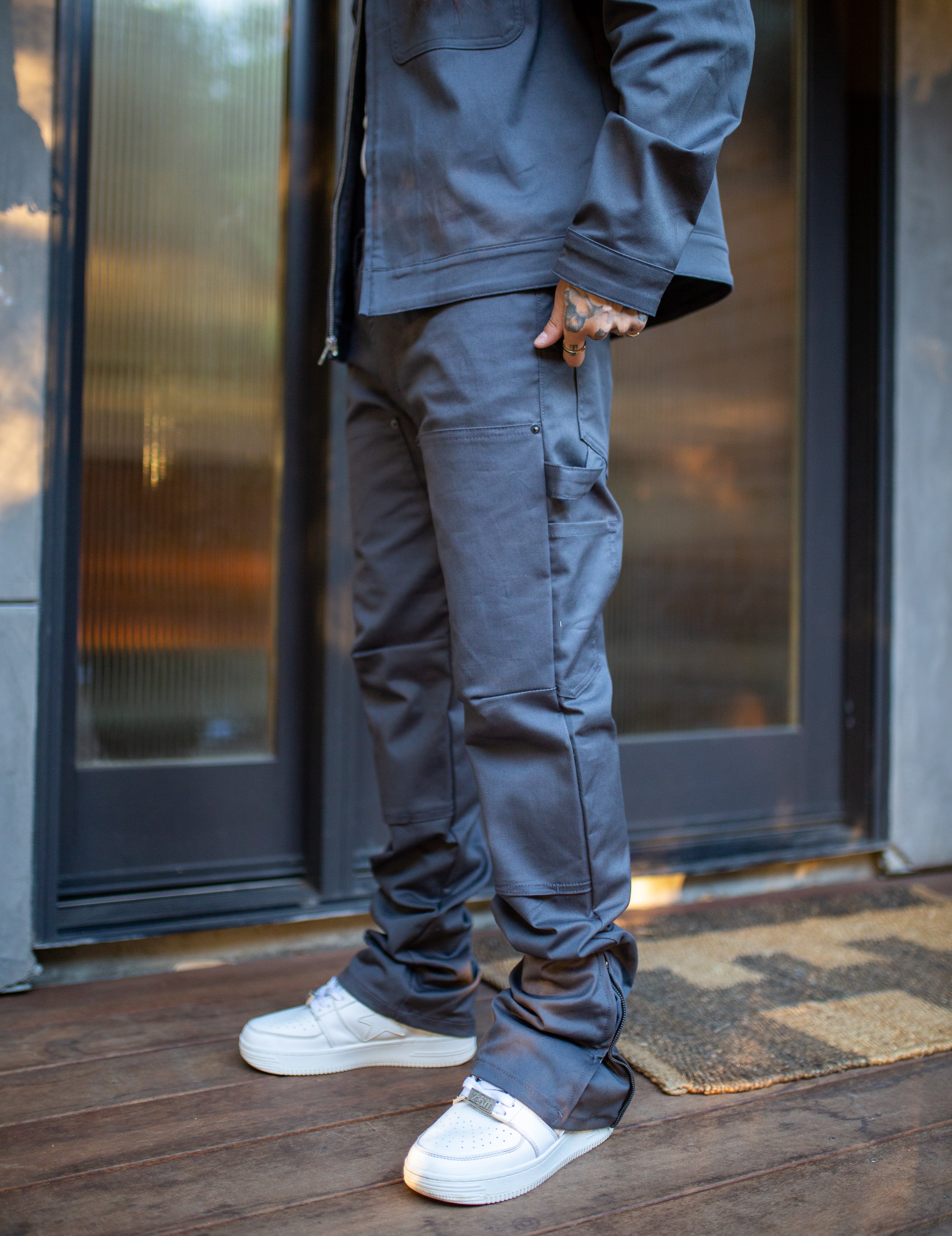 V2 MINT CREW CARPENTER PANT (MAS GREY)