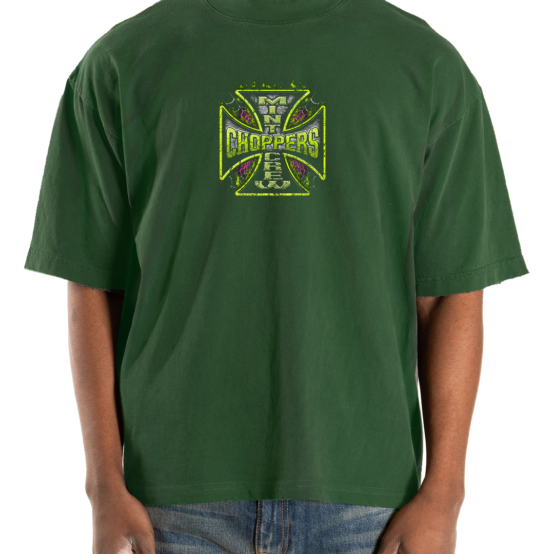 MINTCREW WEBBED OUT CHOPPAS TEE (FOREST GREEN)