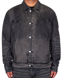 BLACK WASH RANCH DENIM WORK JACKET