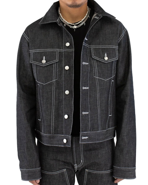 MINT CREW TYPE lll DENIM JACKET (BLACK)