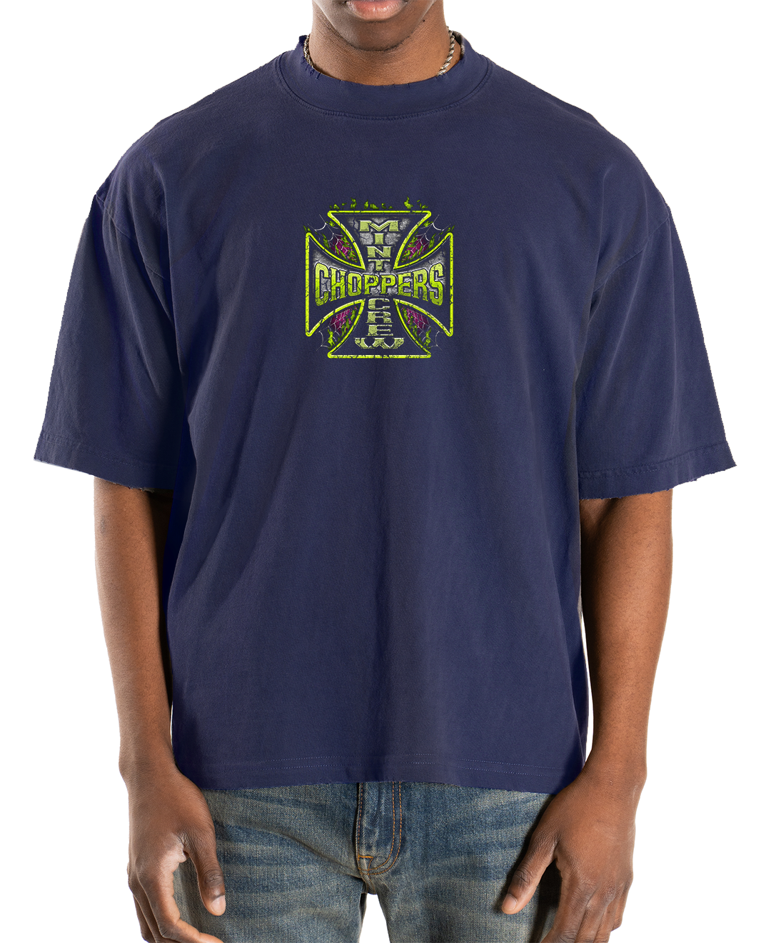 MINTCREW WEBBED OUT CHOPPAS TEE (NAVY)