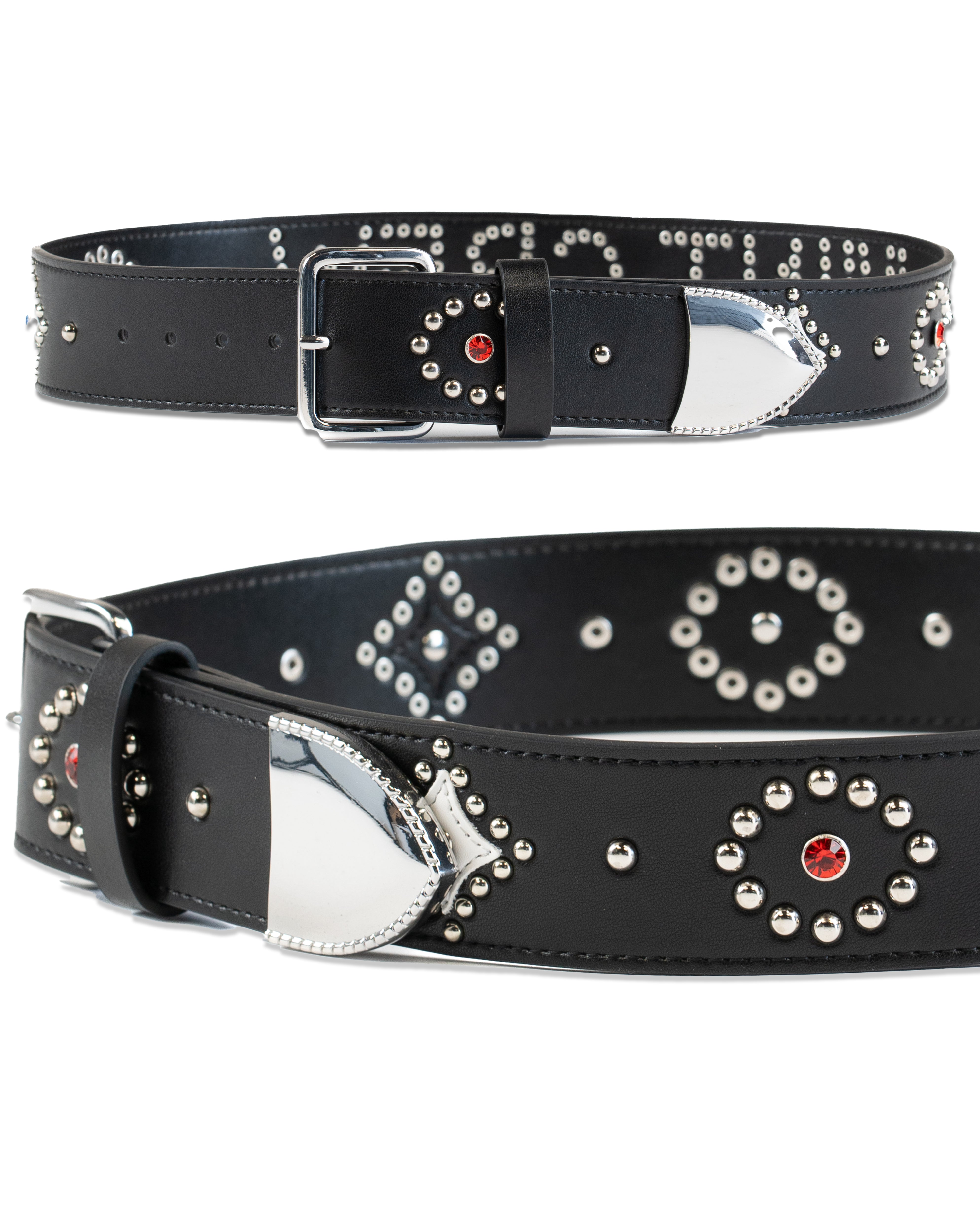 MINT CREW LEATHER STUDDED BELT – MINTCREW