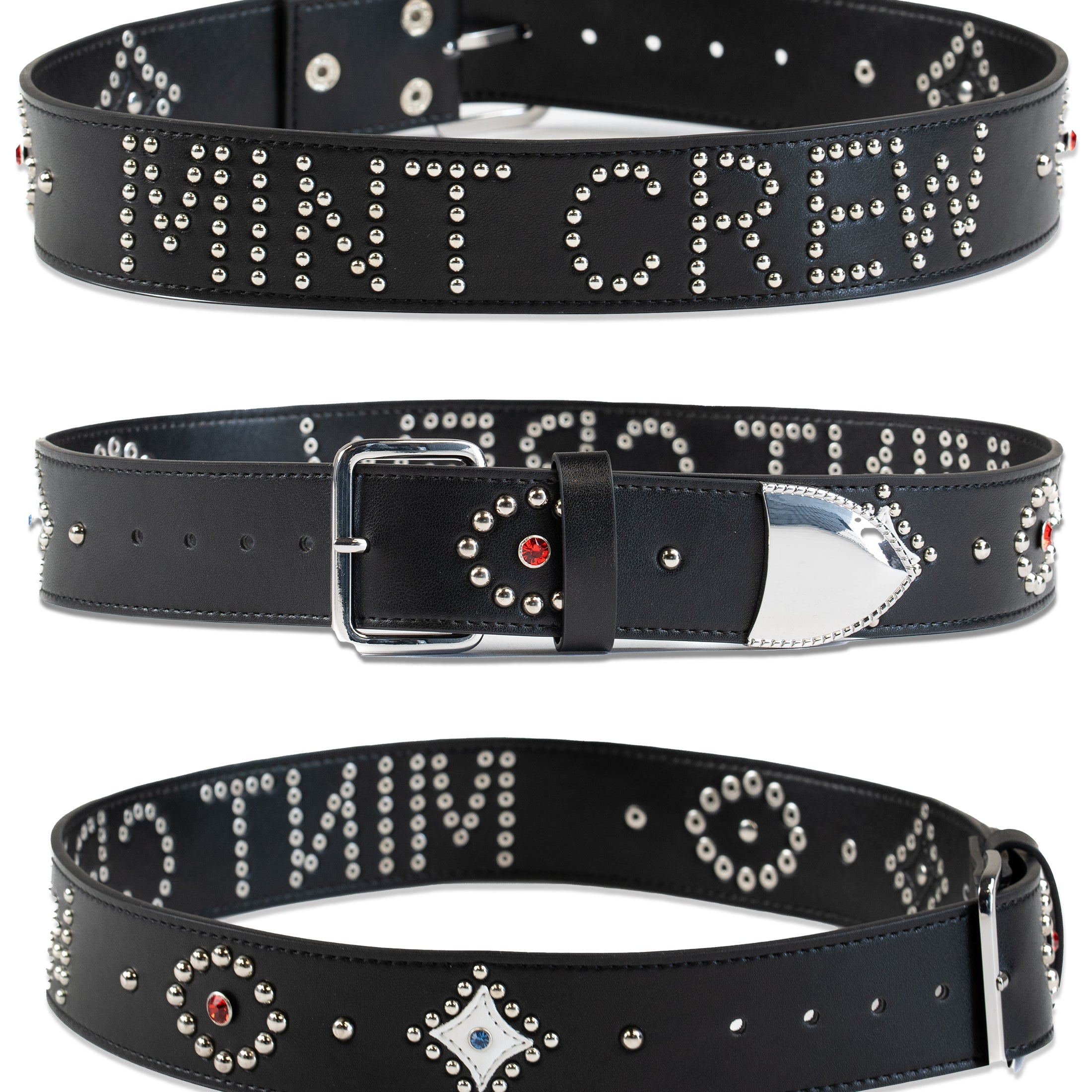 MINT CREW LEATHER STUDDED BELT