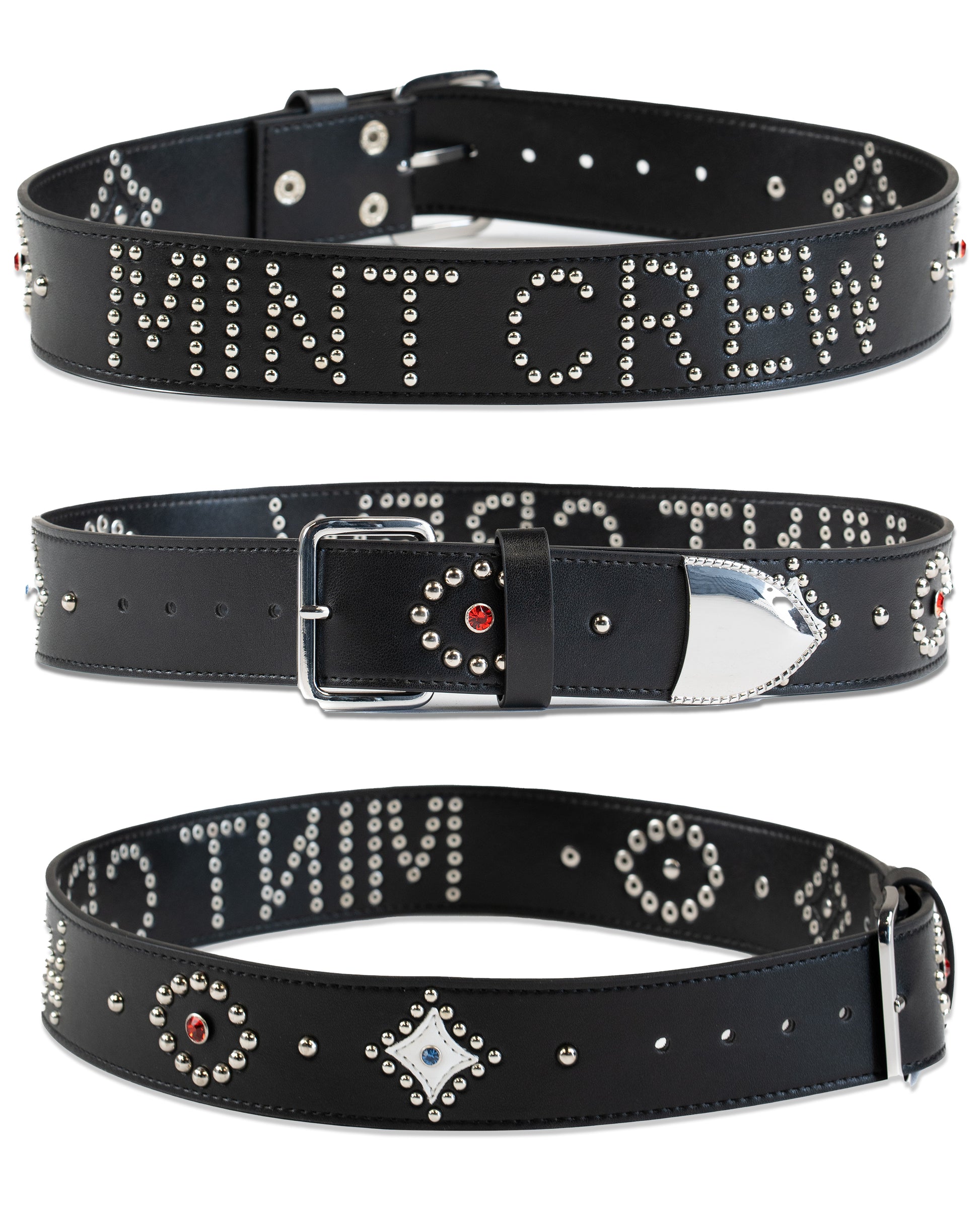 MINT CREW LEATHER STUDDED BELT