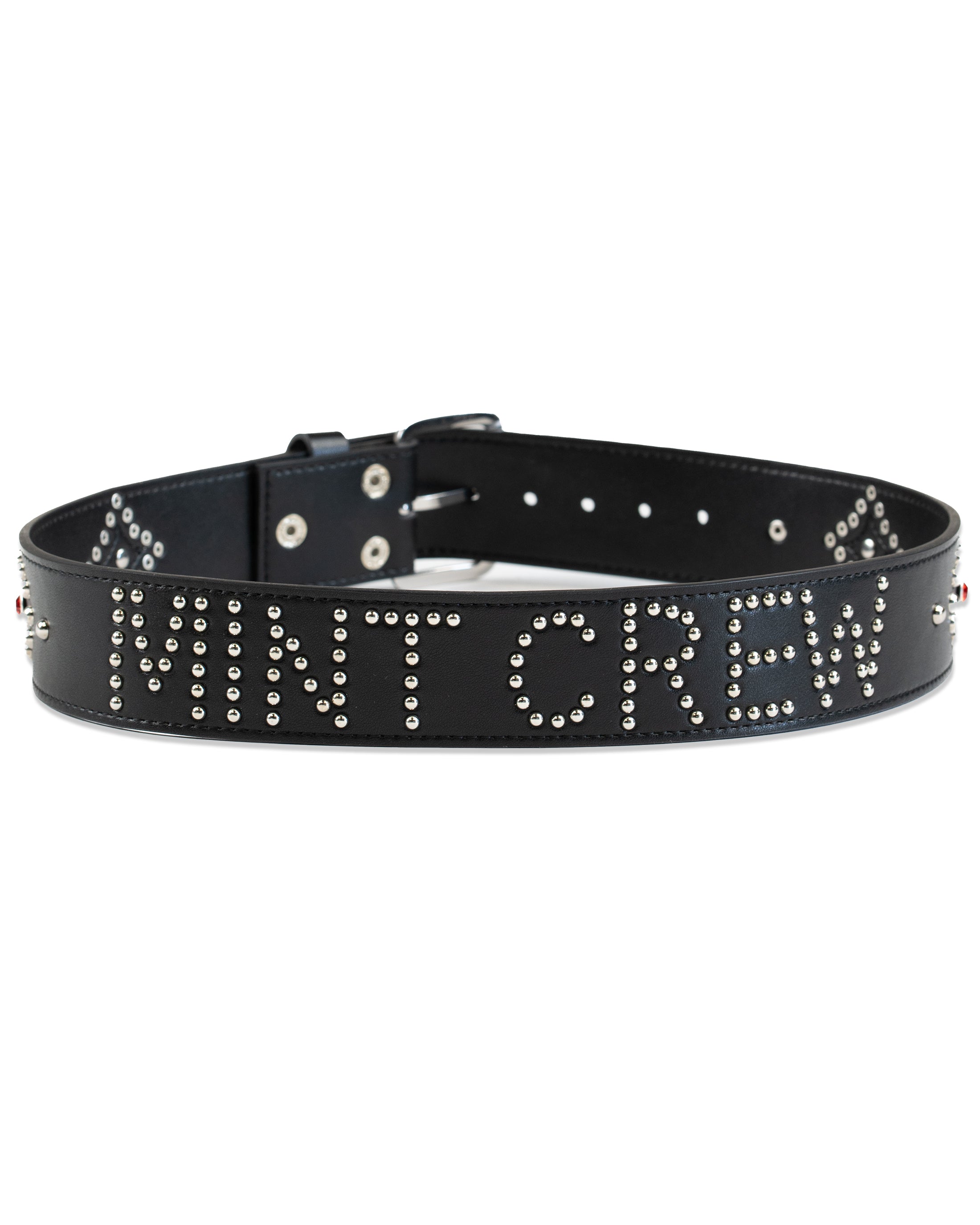 MINT CREW LEATHER STUDDED BELT – MINTCREW