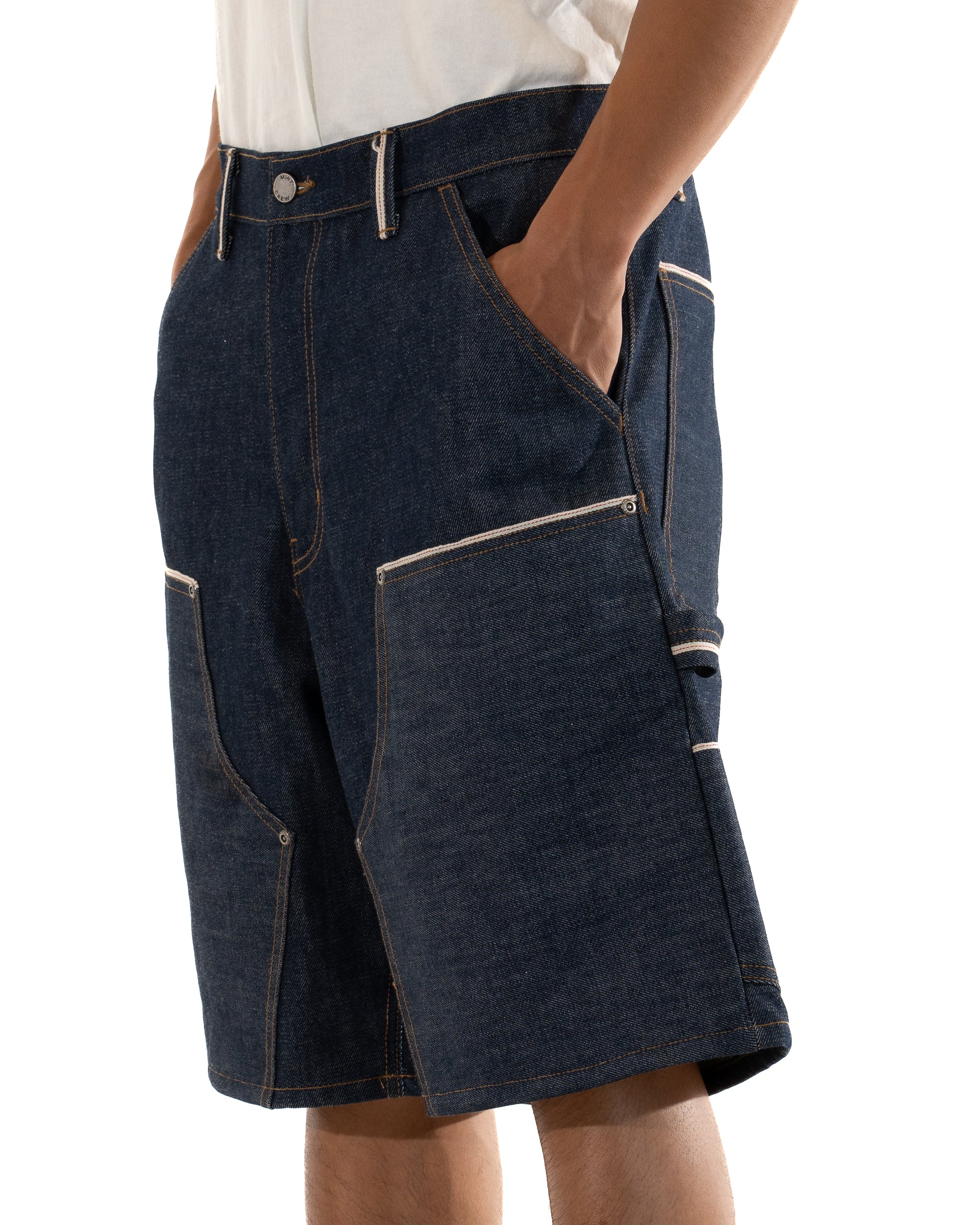 JAPANESE SELVEDGE DENIM CARPENTER SHORT