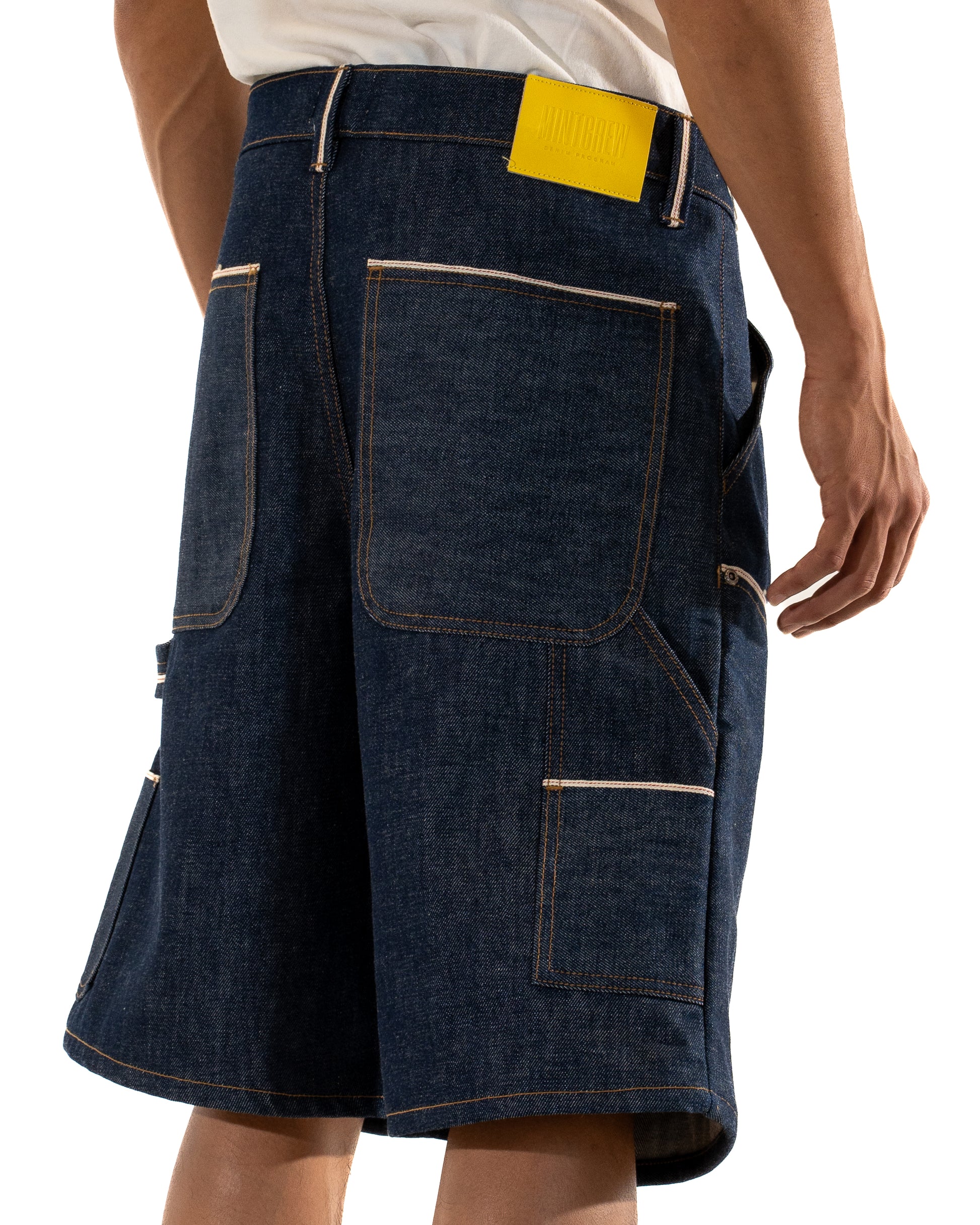 JAPANESE SELVEDGE DENIM CARPENTER SHORT